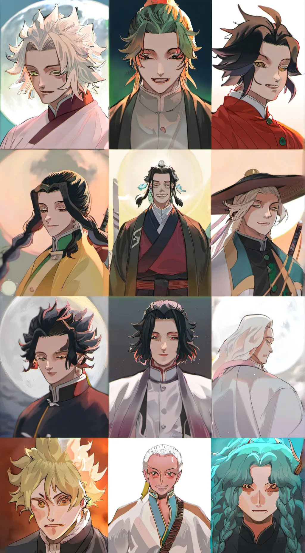 ai character: Upper moons background
