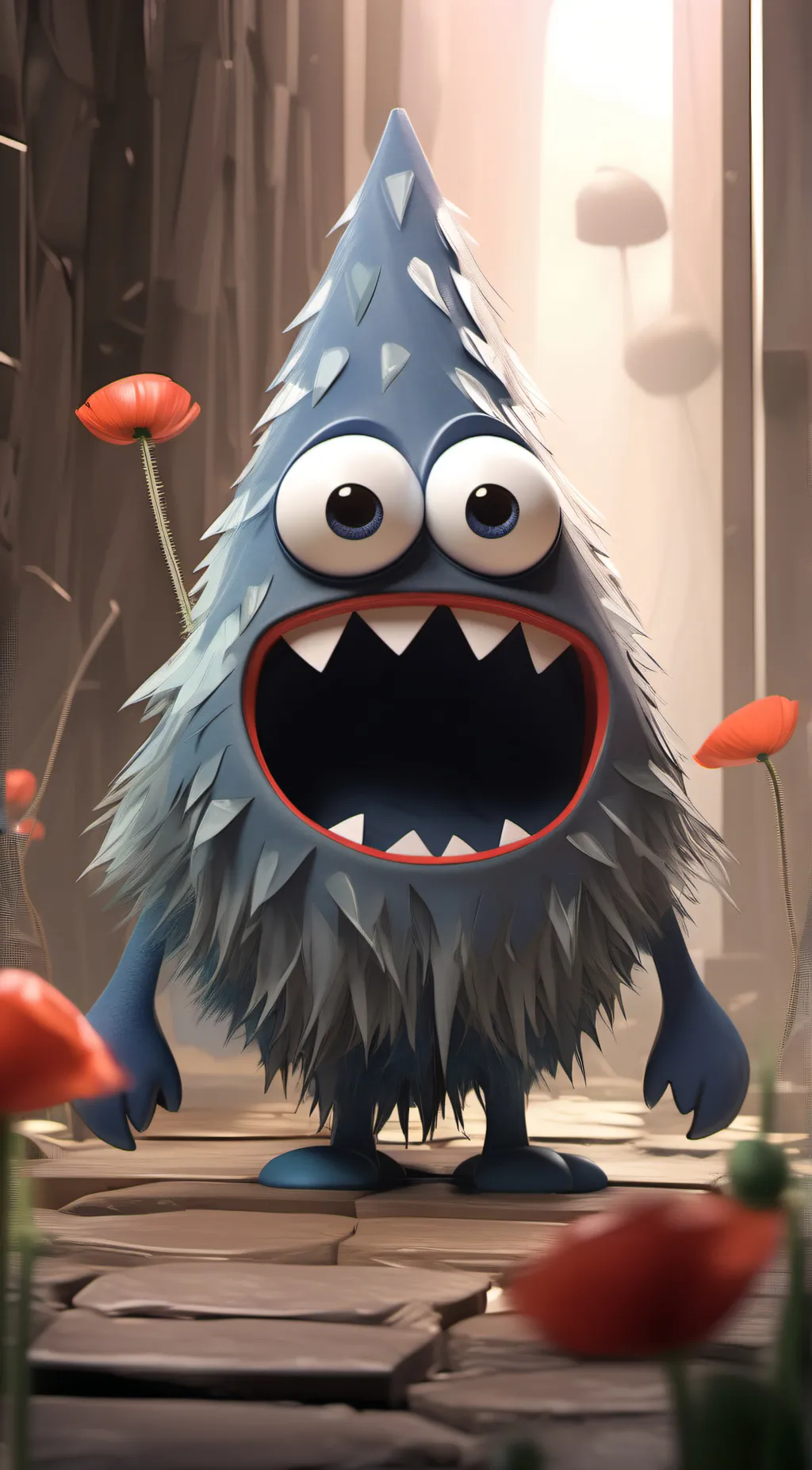 ai character: huggy wuggy background