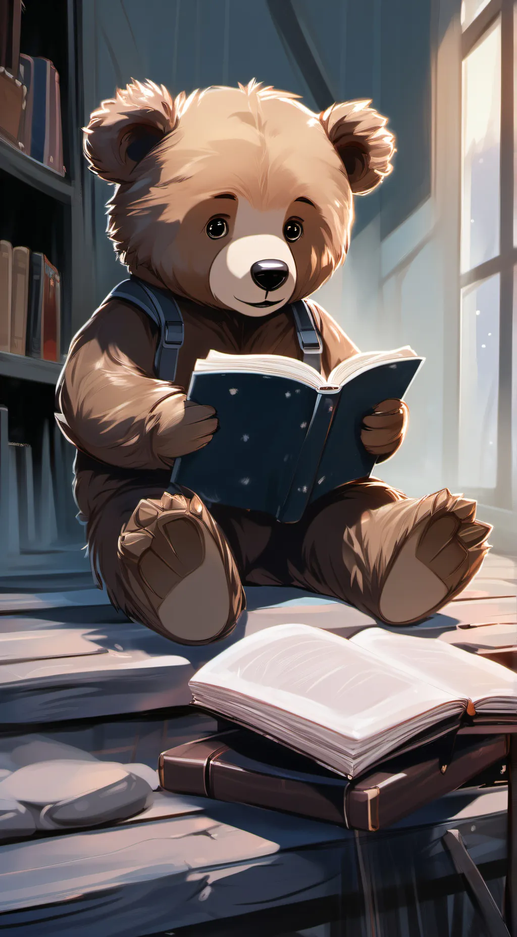 ai character: Teddy Teddy background