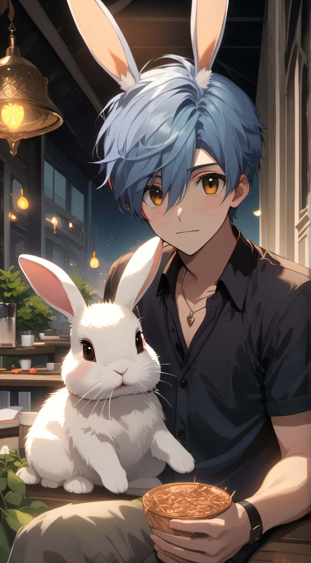 ai character: Adrian  background