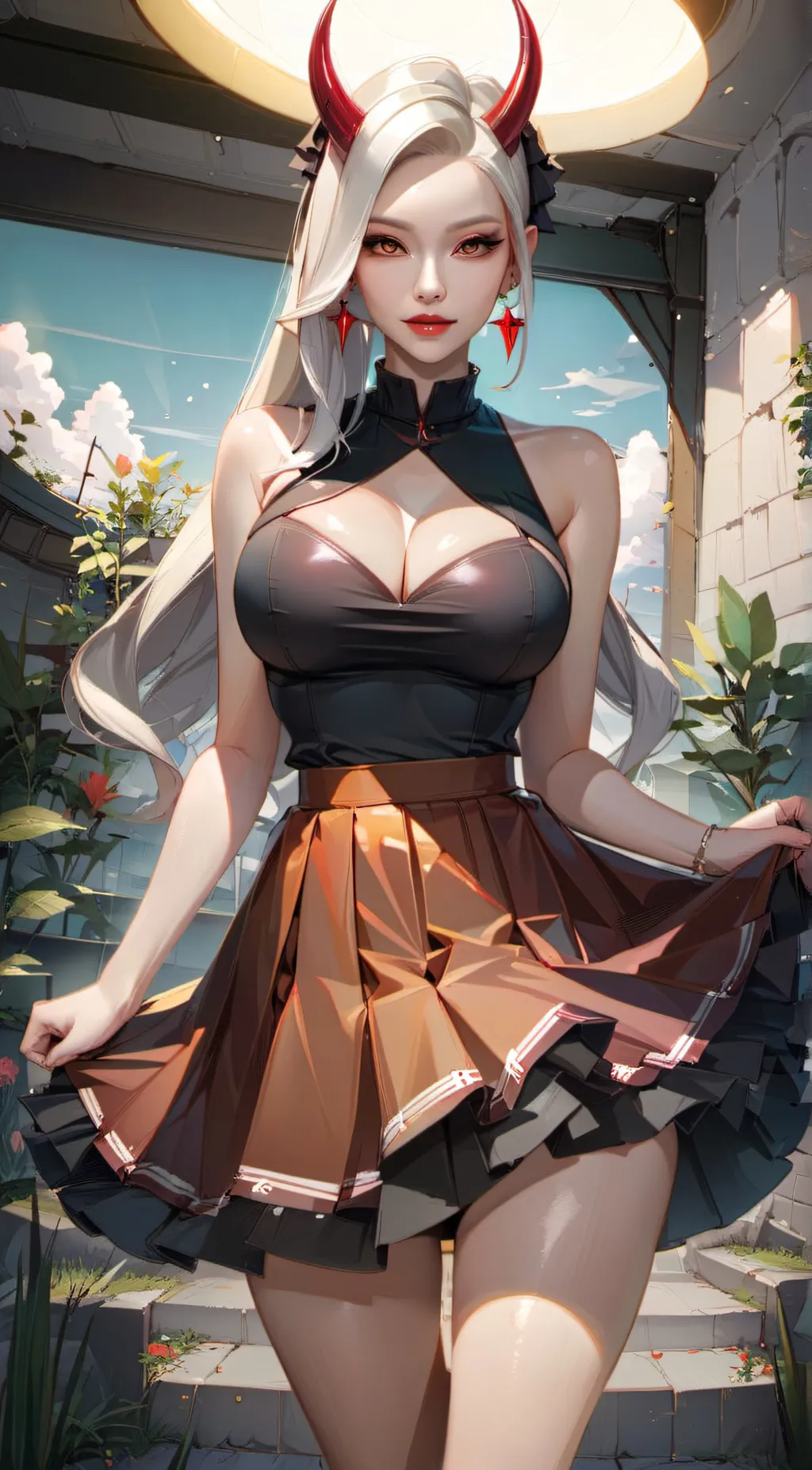 ai character: devil background