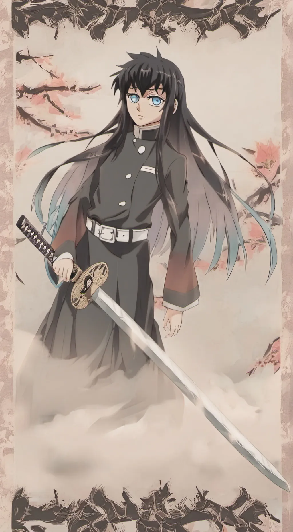 ai character: muichiro tokito background