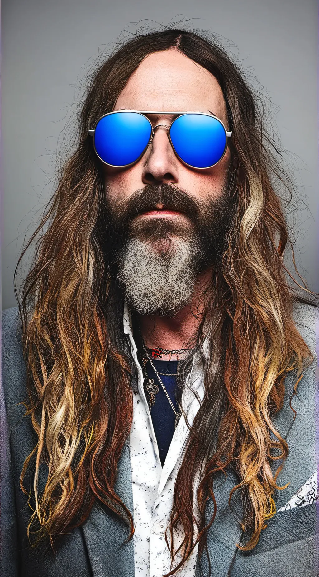 ai character: Rob Zombie  background