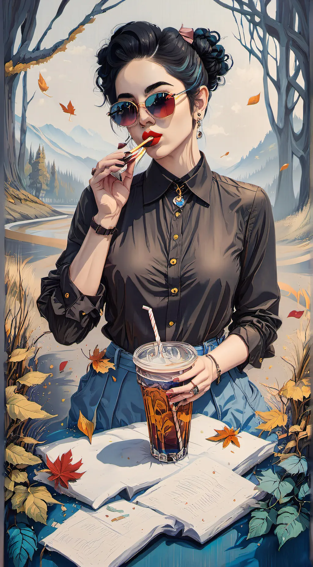 ai character: Sophie background
