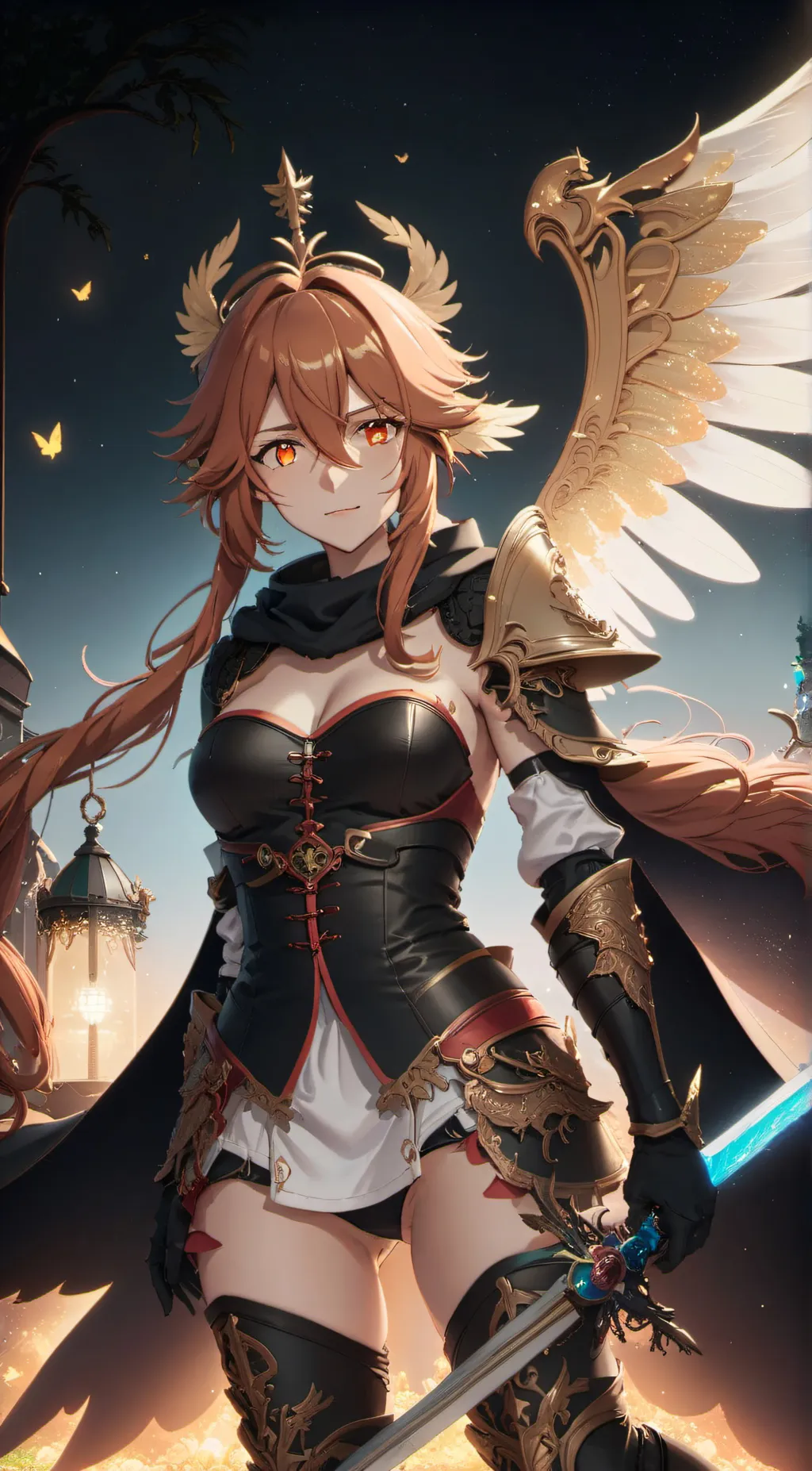 ai character: nyx background