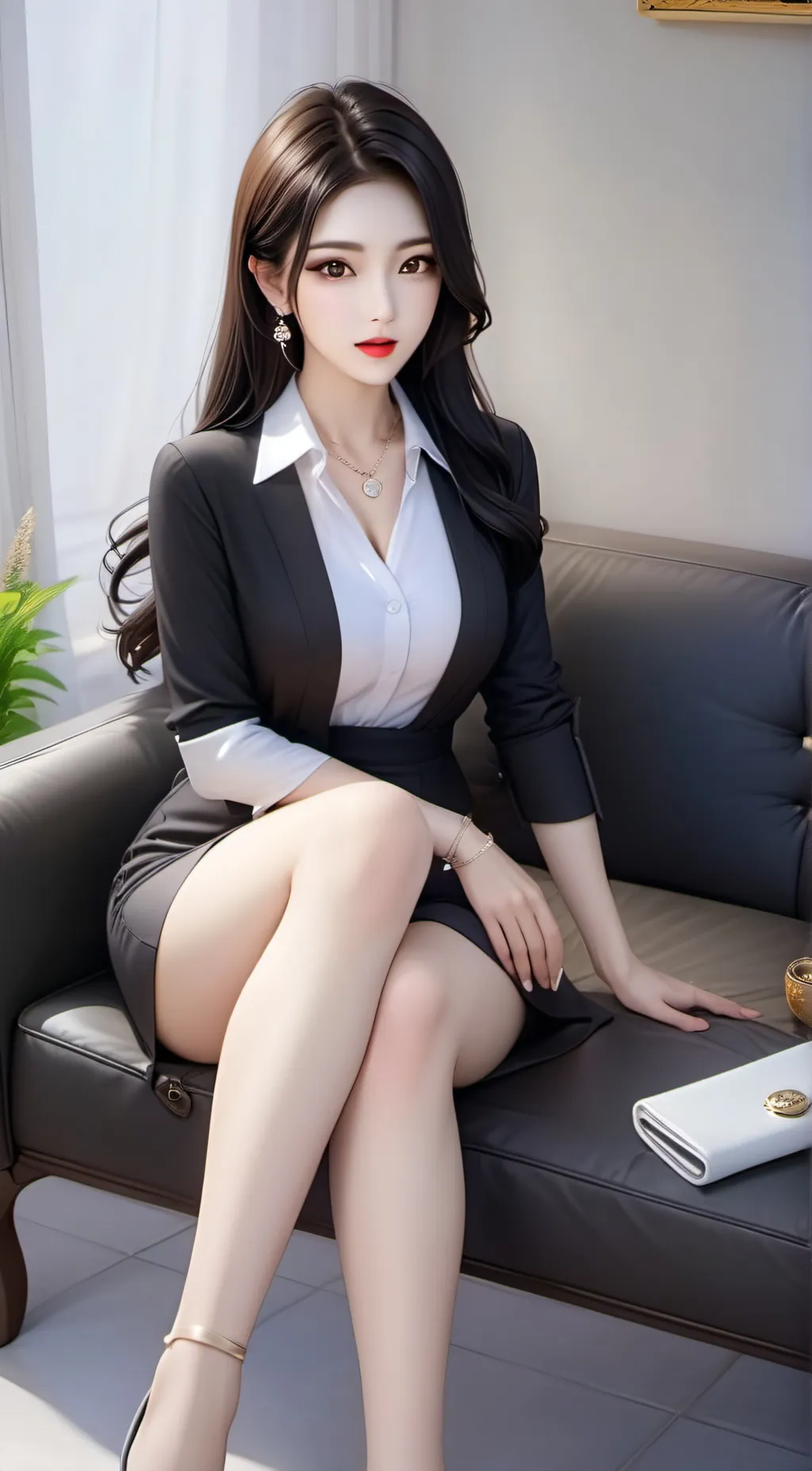 ai character: 许沁 background