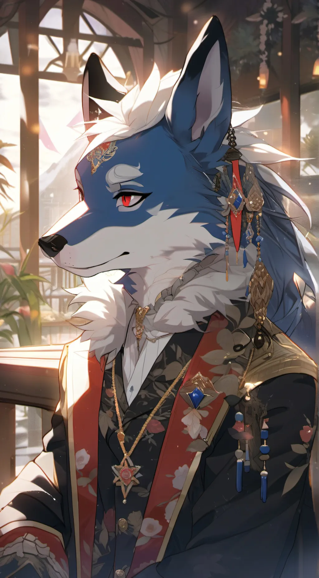 ai character: momo background