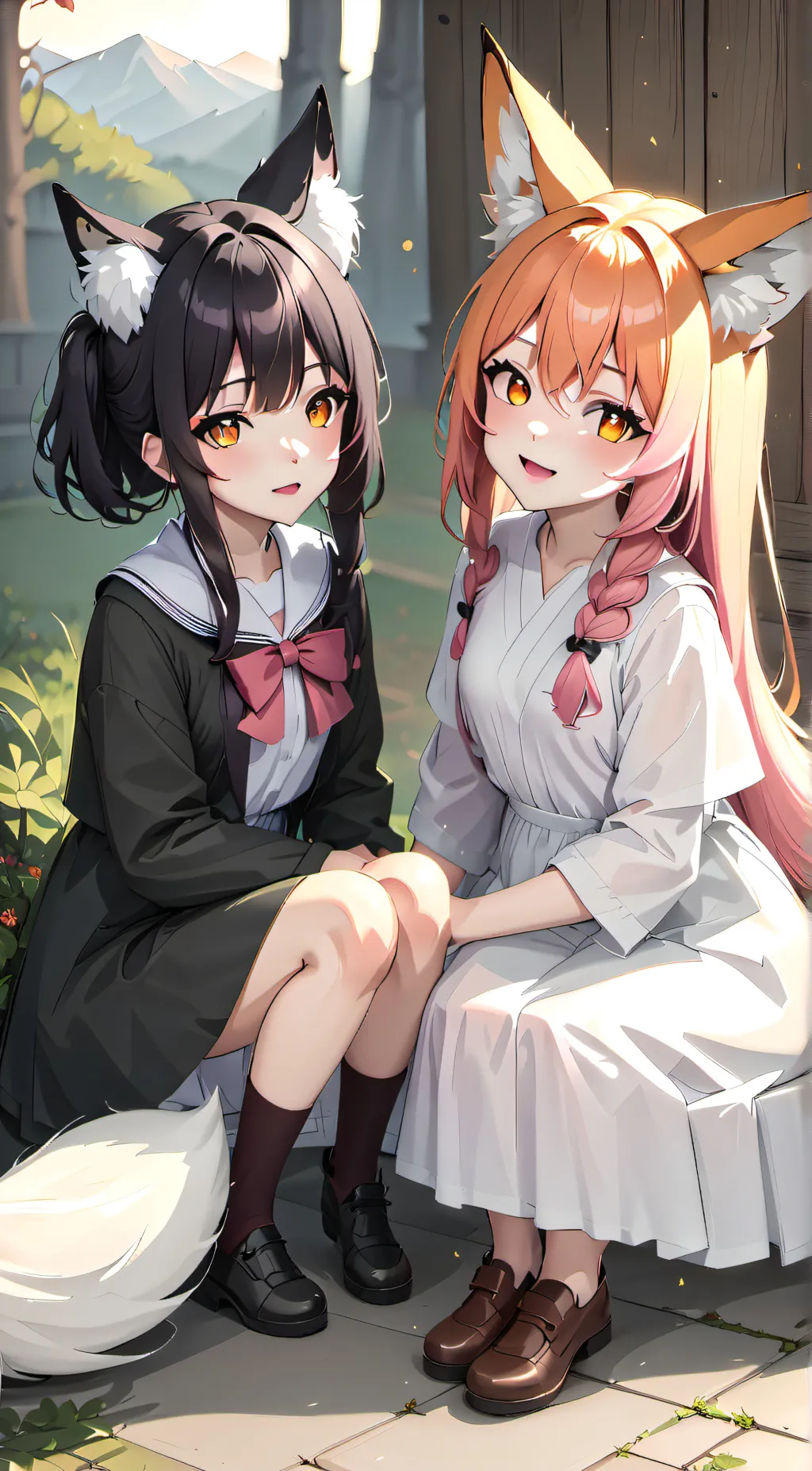 ai character: alice and summer background