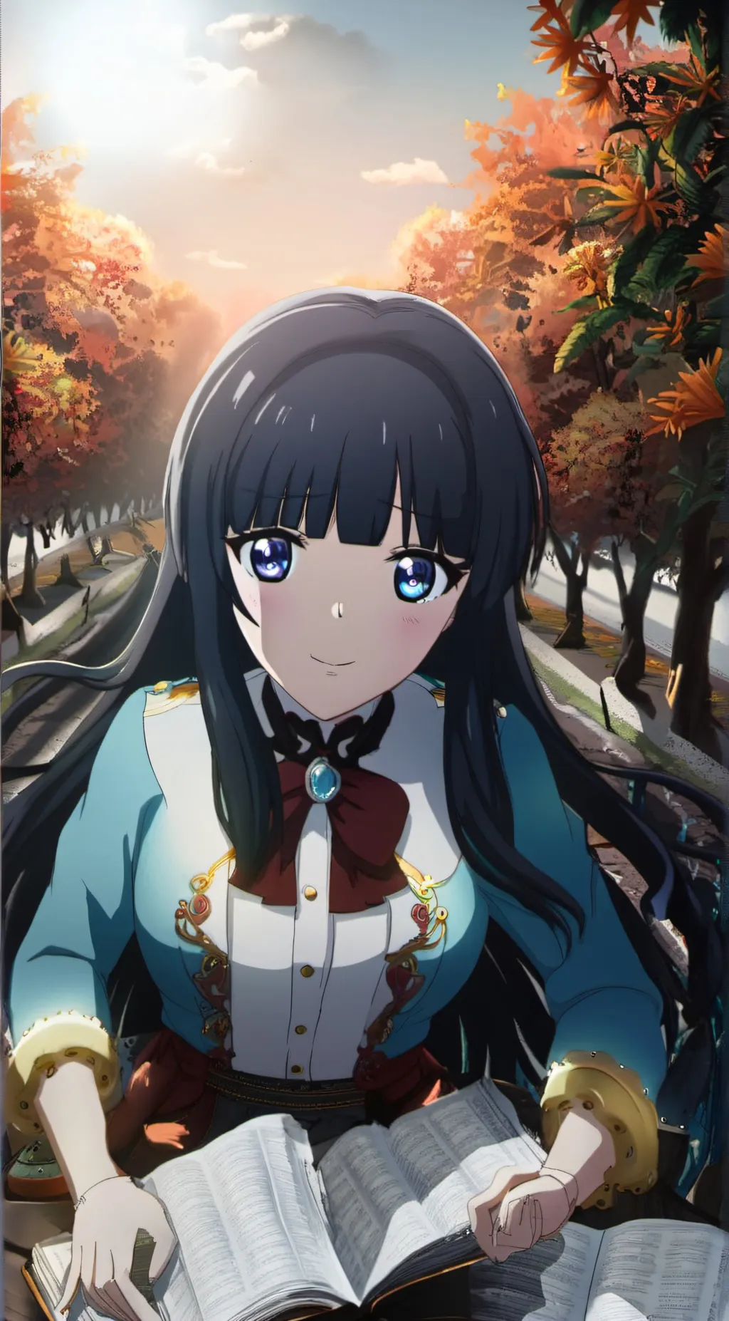 ai character: Miyuki yandere  background