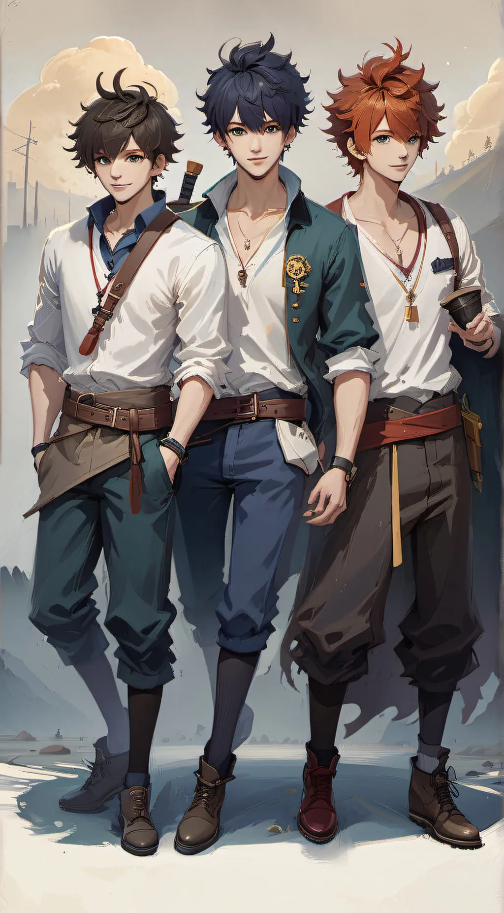 ai character: Brothers background