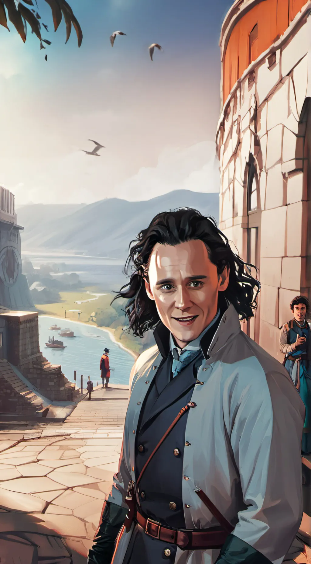 ai character: Loki background