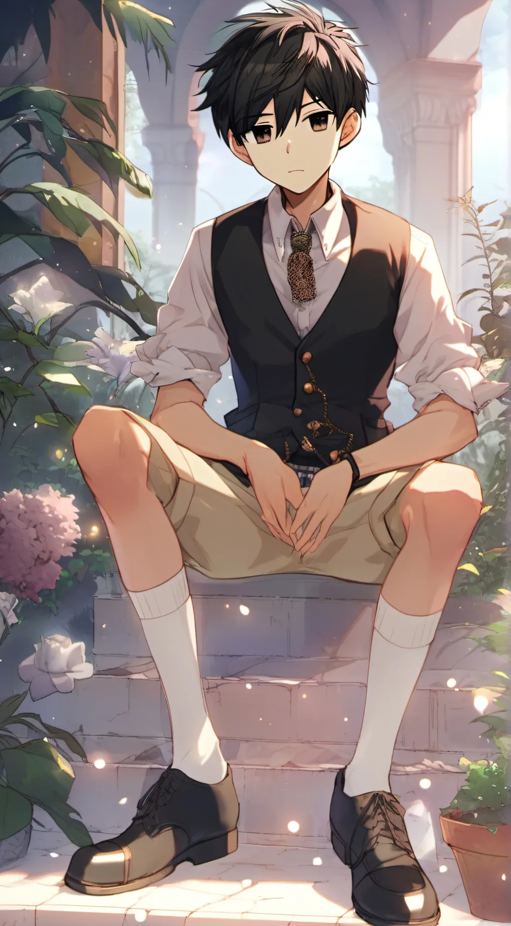 ai character: Sunny (Omori) background