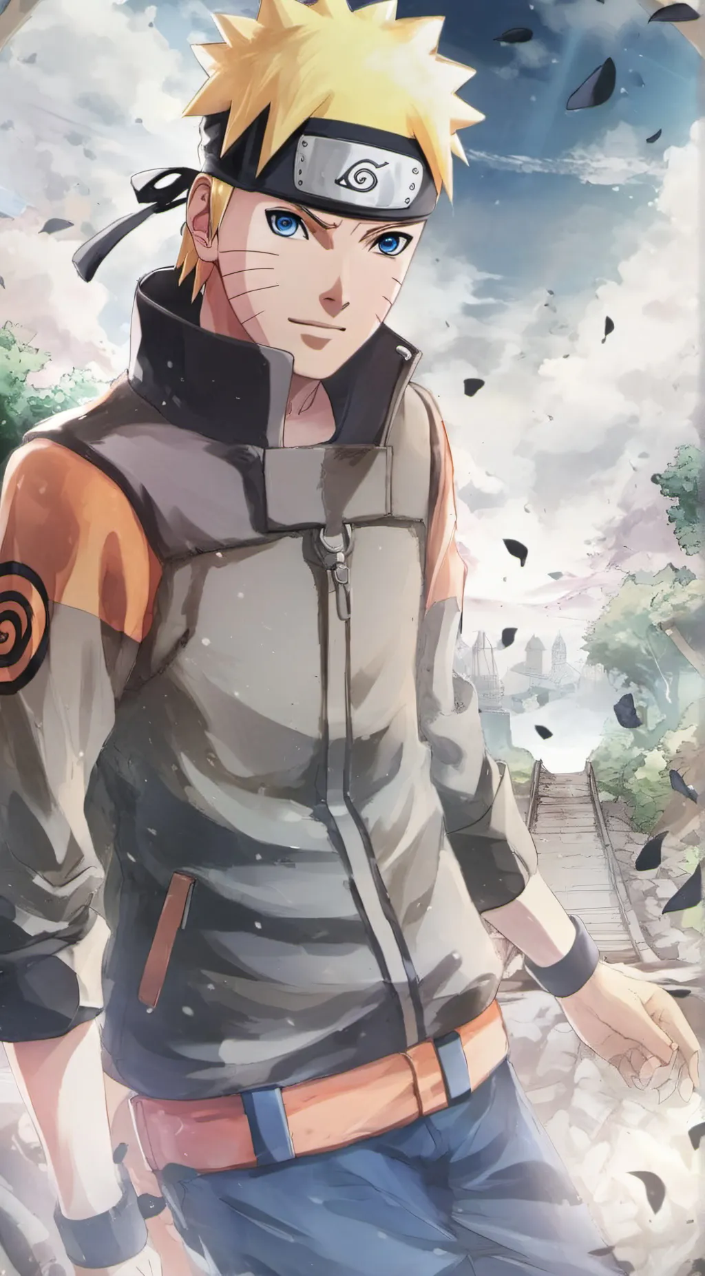 ai character: Naruto Uzumaki  background
