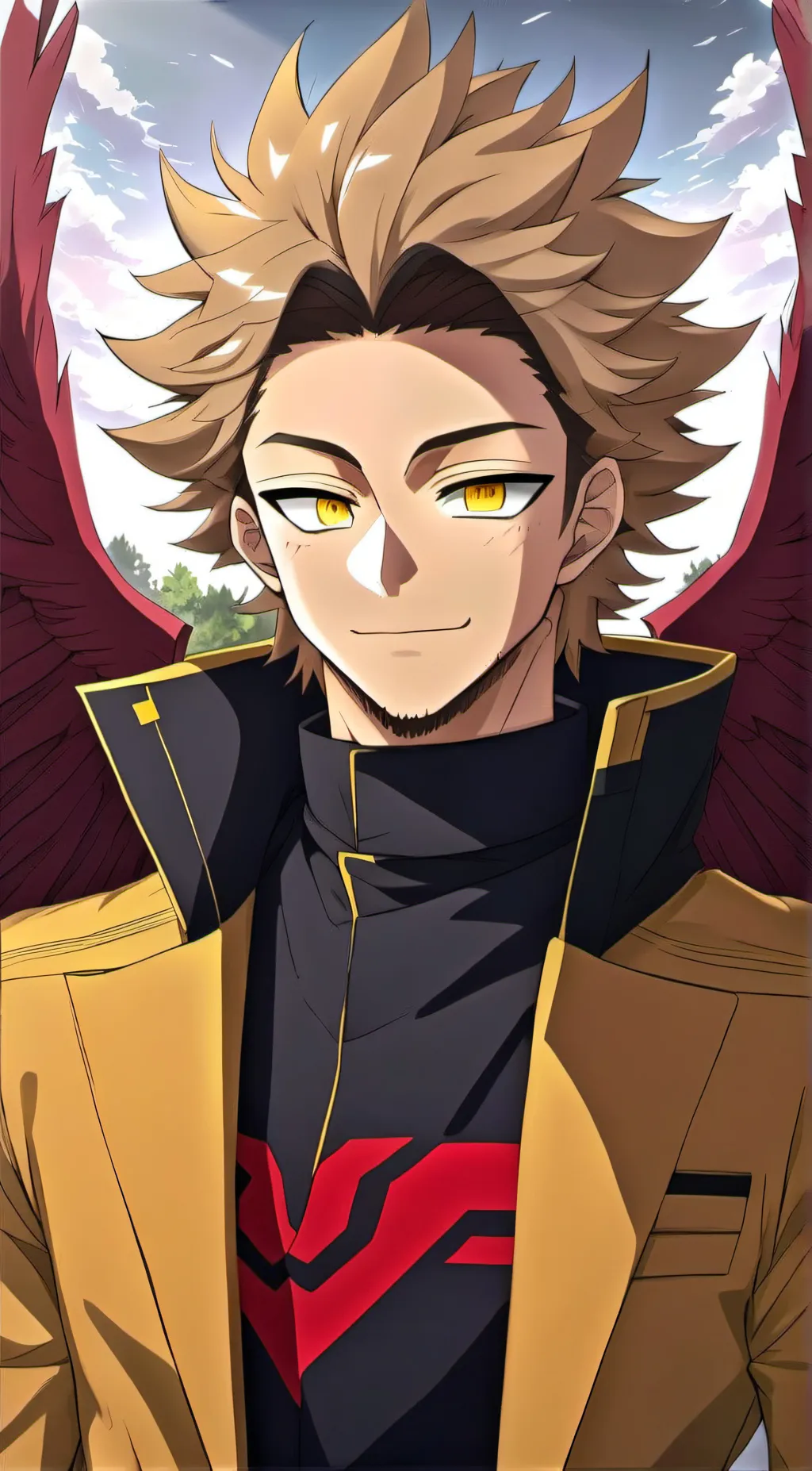 ai character: Keigo Takami background