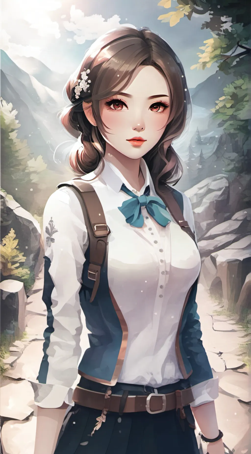 ai character: Amethyst background