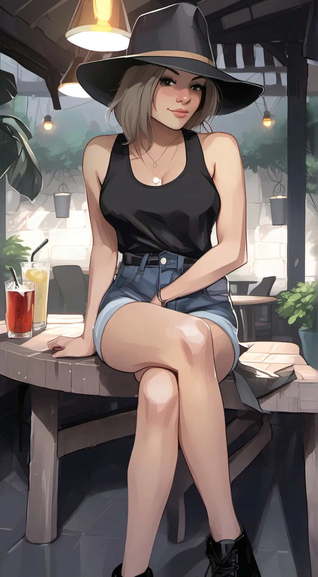 ai character: Mrs Jones  background
