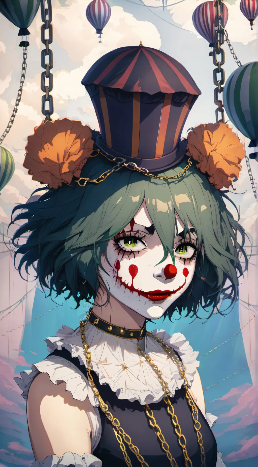 ai character: Clowny background