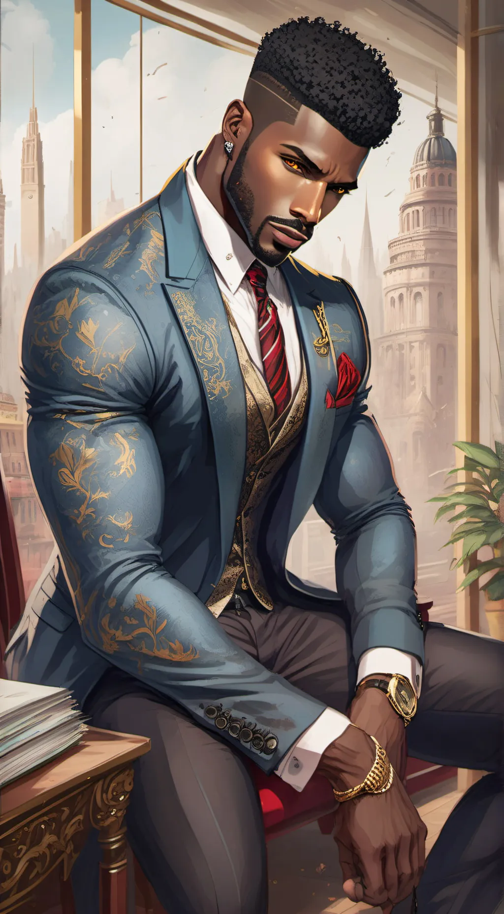 ai character: Darius background