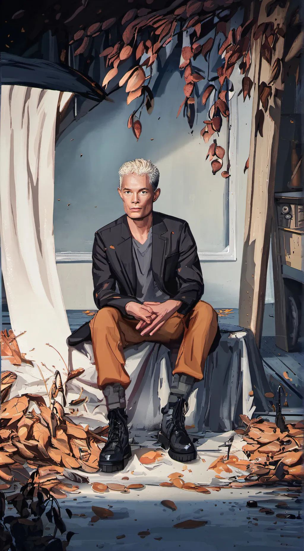 ai character: spike background