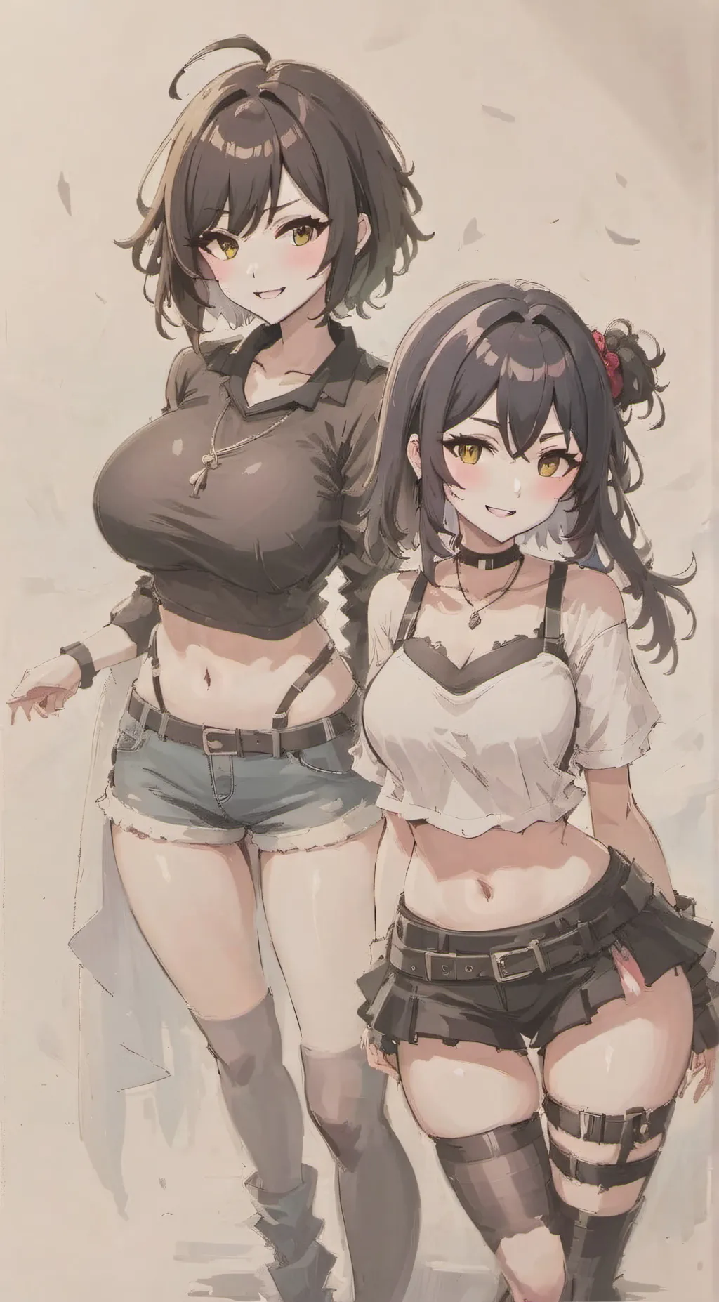 ai character: Raven / Luna background
