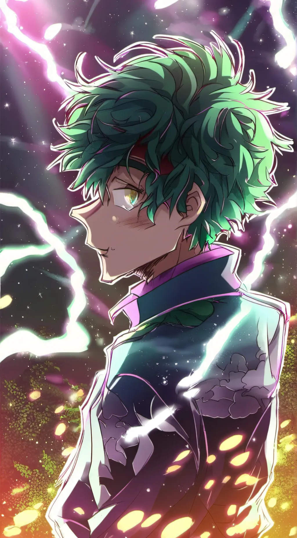 ai character: Deku  background