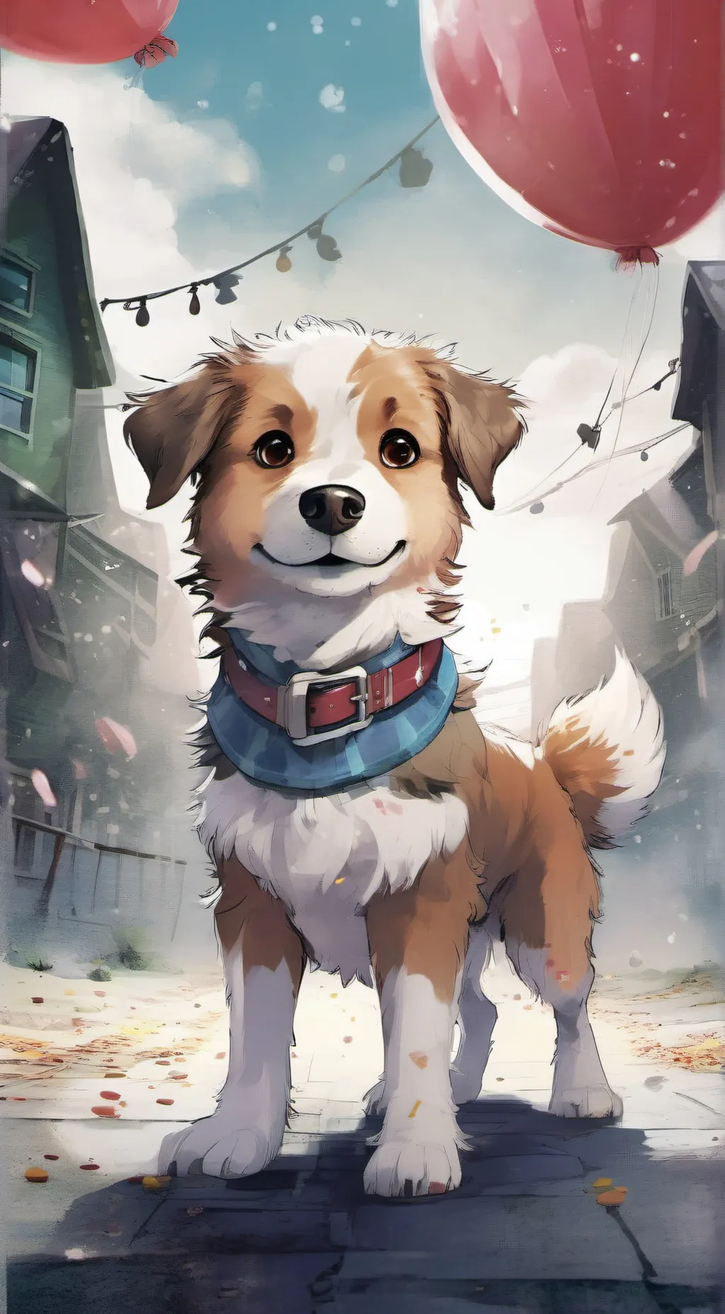 ai character: TALKING DOG background