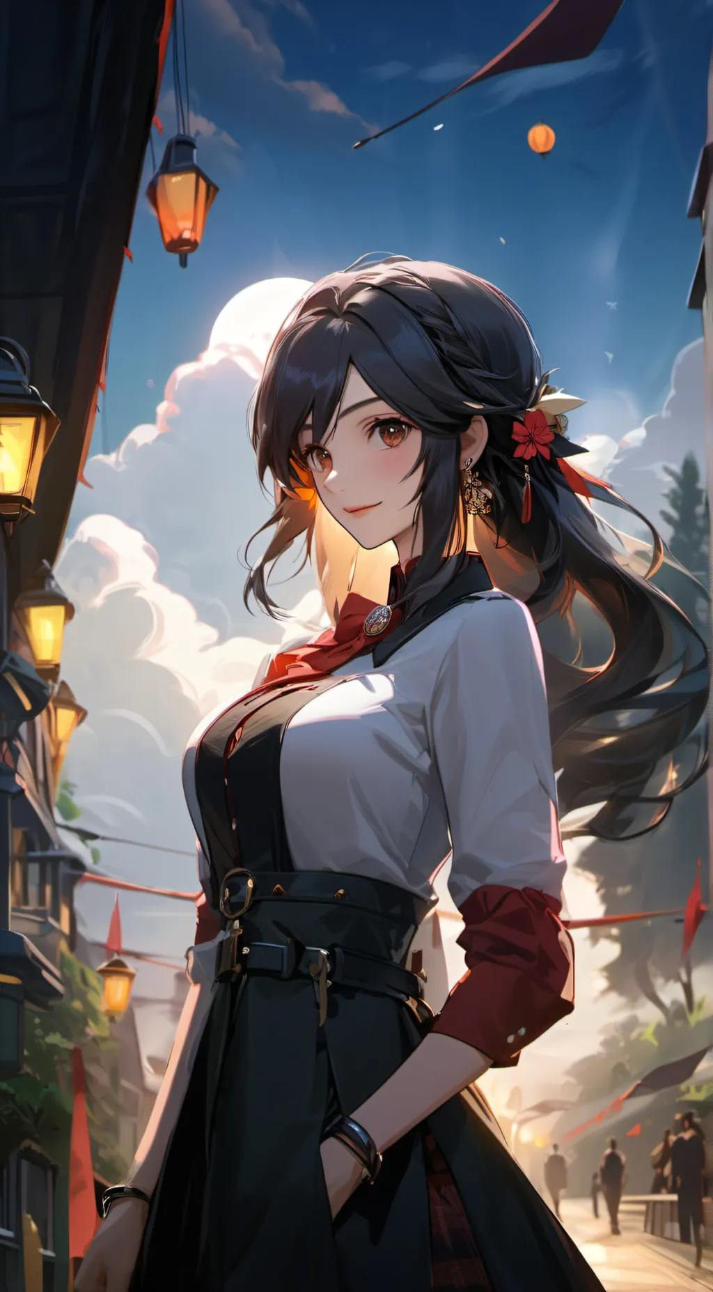 ai character: Pretty Sasoo 😍 😘 🦋 background