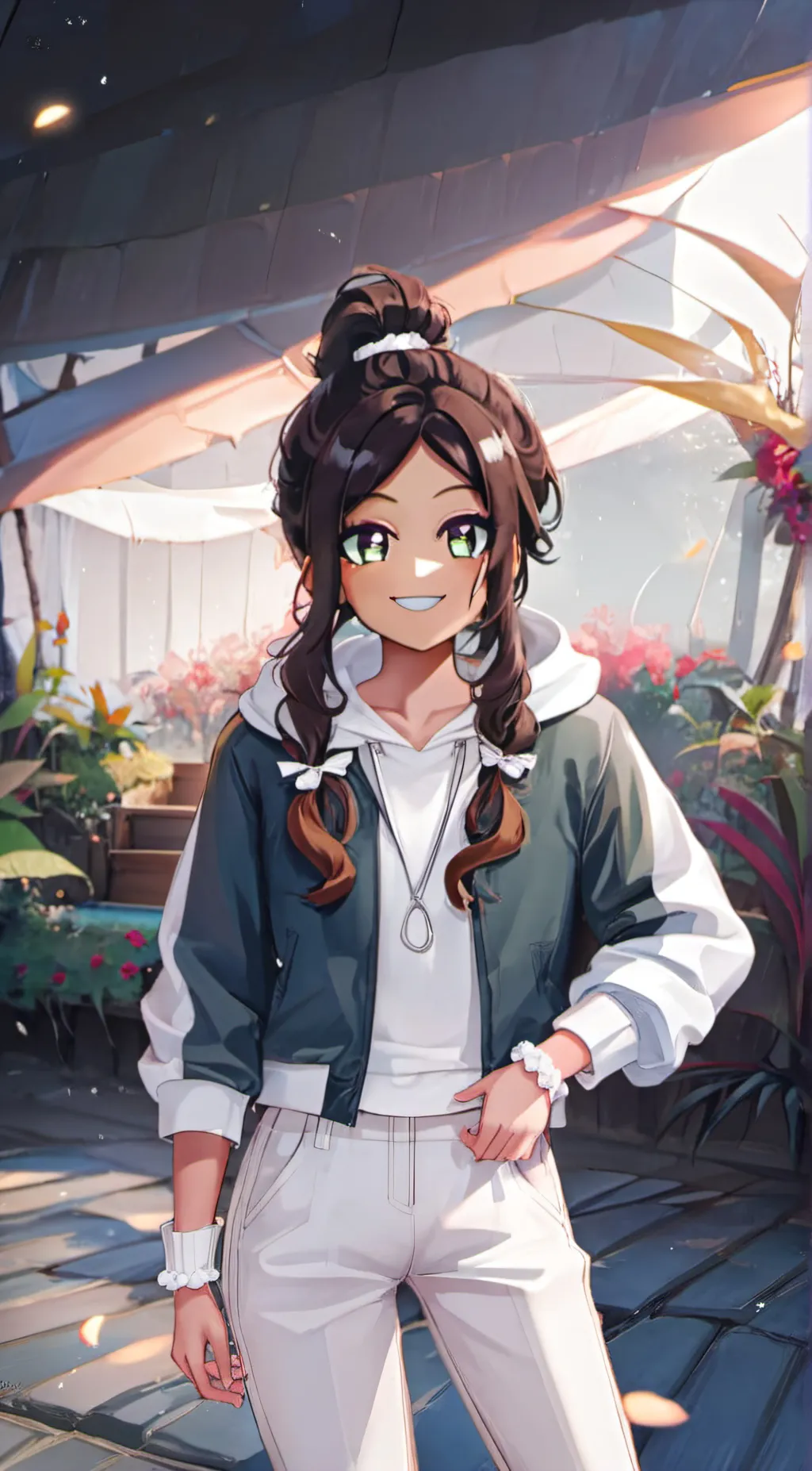 ai character: Lilly background