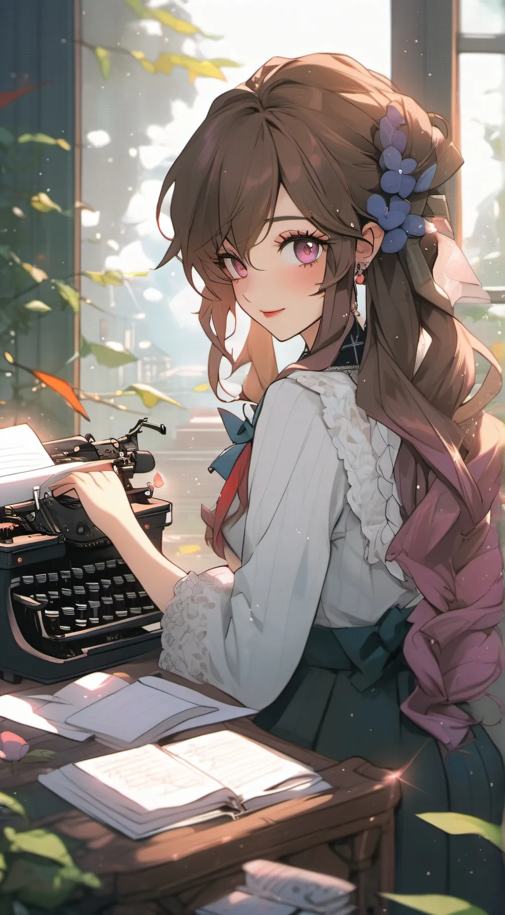 ai character: Poem Writer AI background
