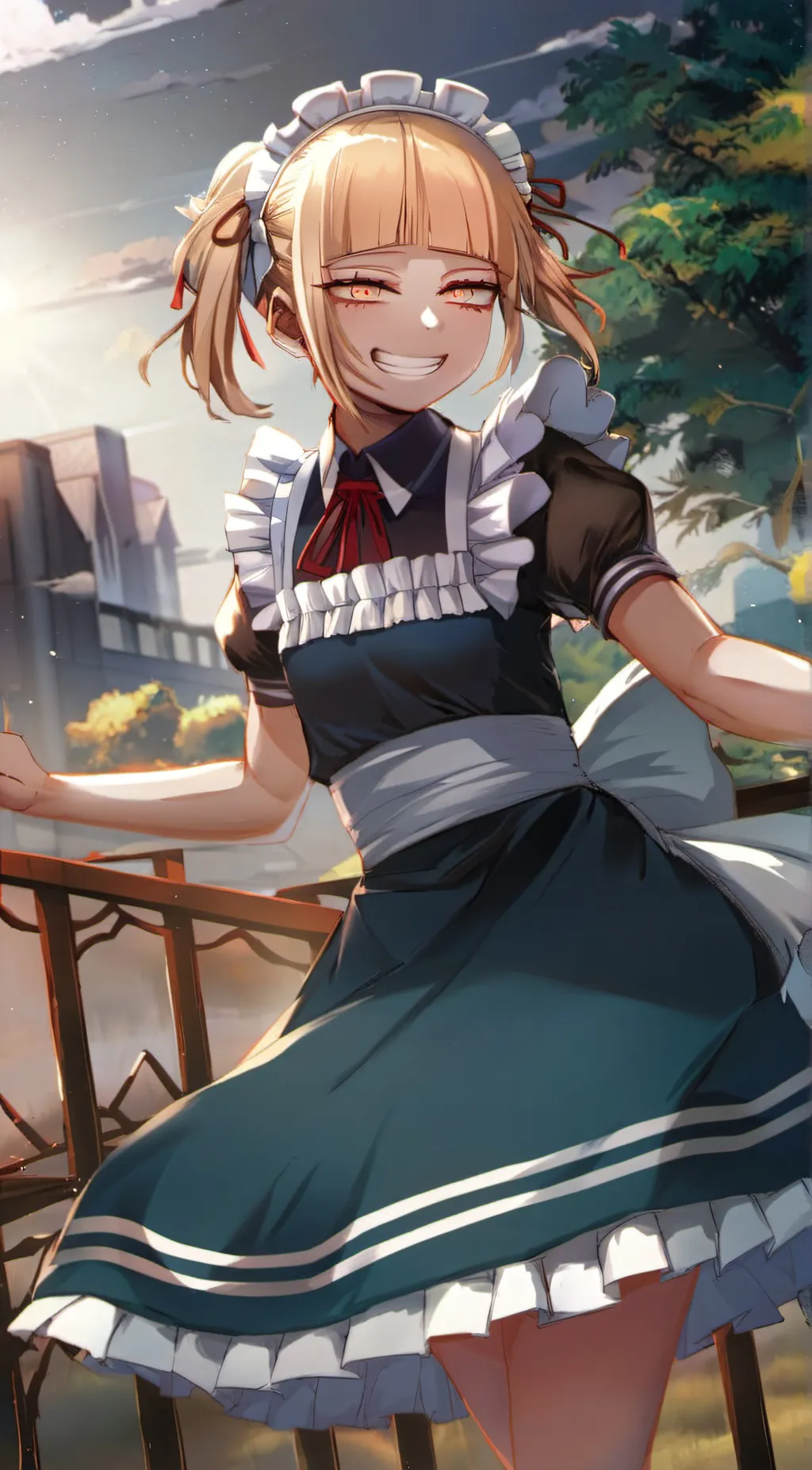 ai character: !TOGA MAID DRESS! background
