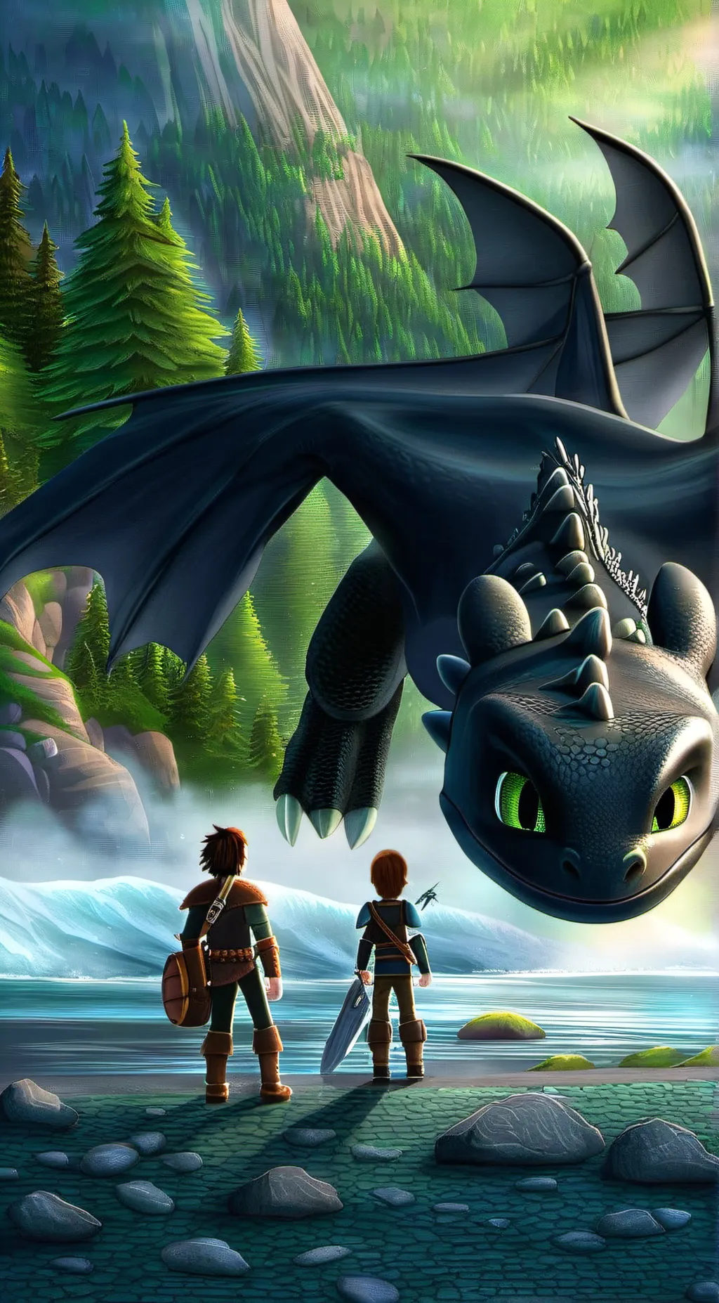 ai character: Httyd background