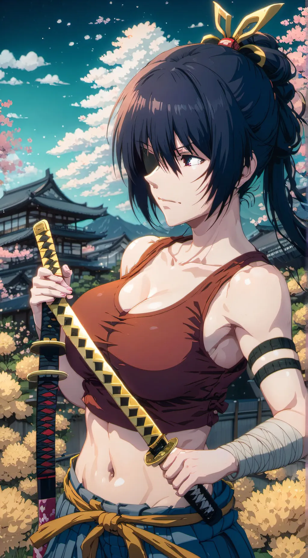ai character: Kaguya background