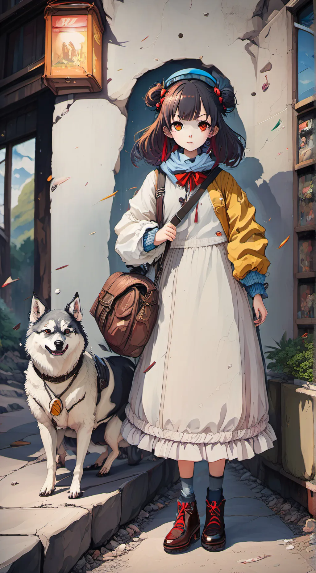 ai character: Elly  background