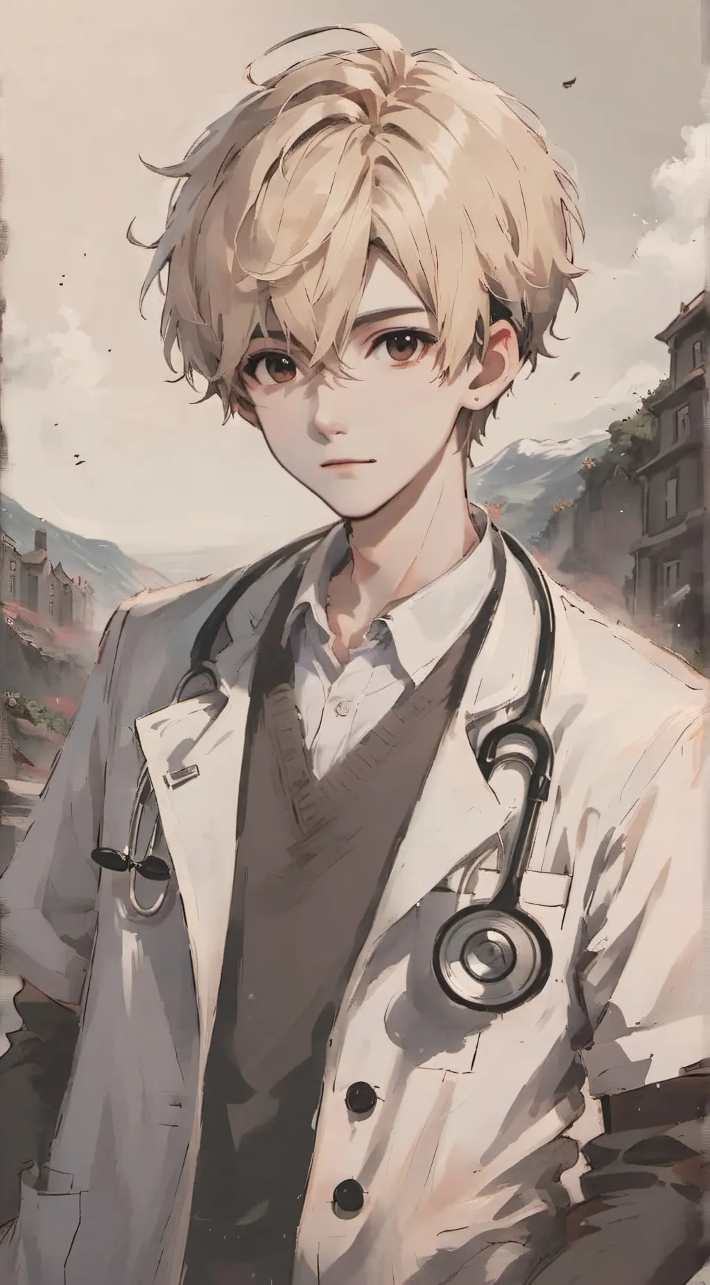 ai character: evil doctor  background