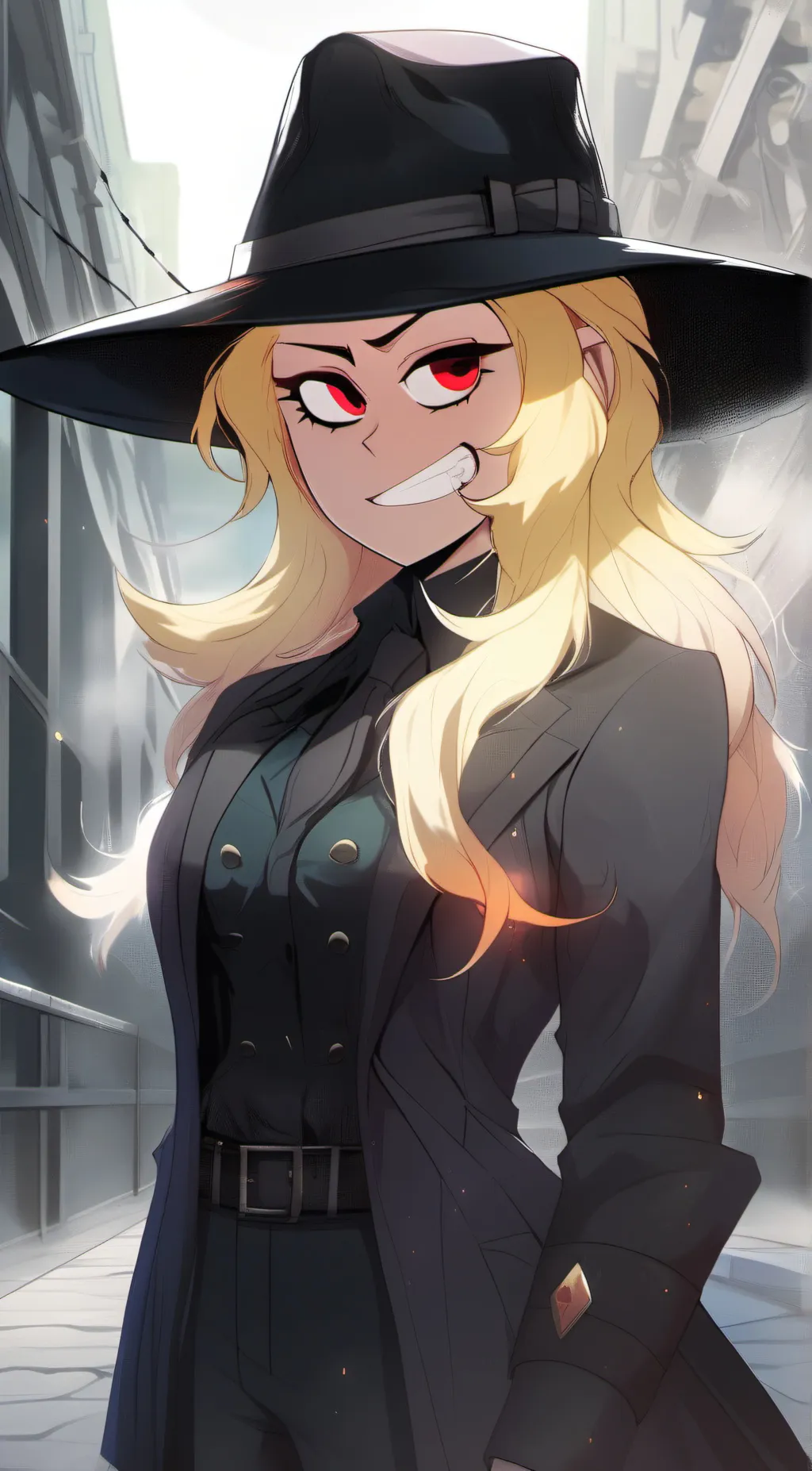 ai character: Estella  background