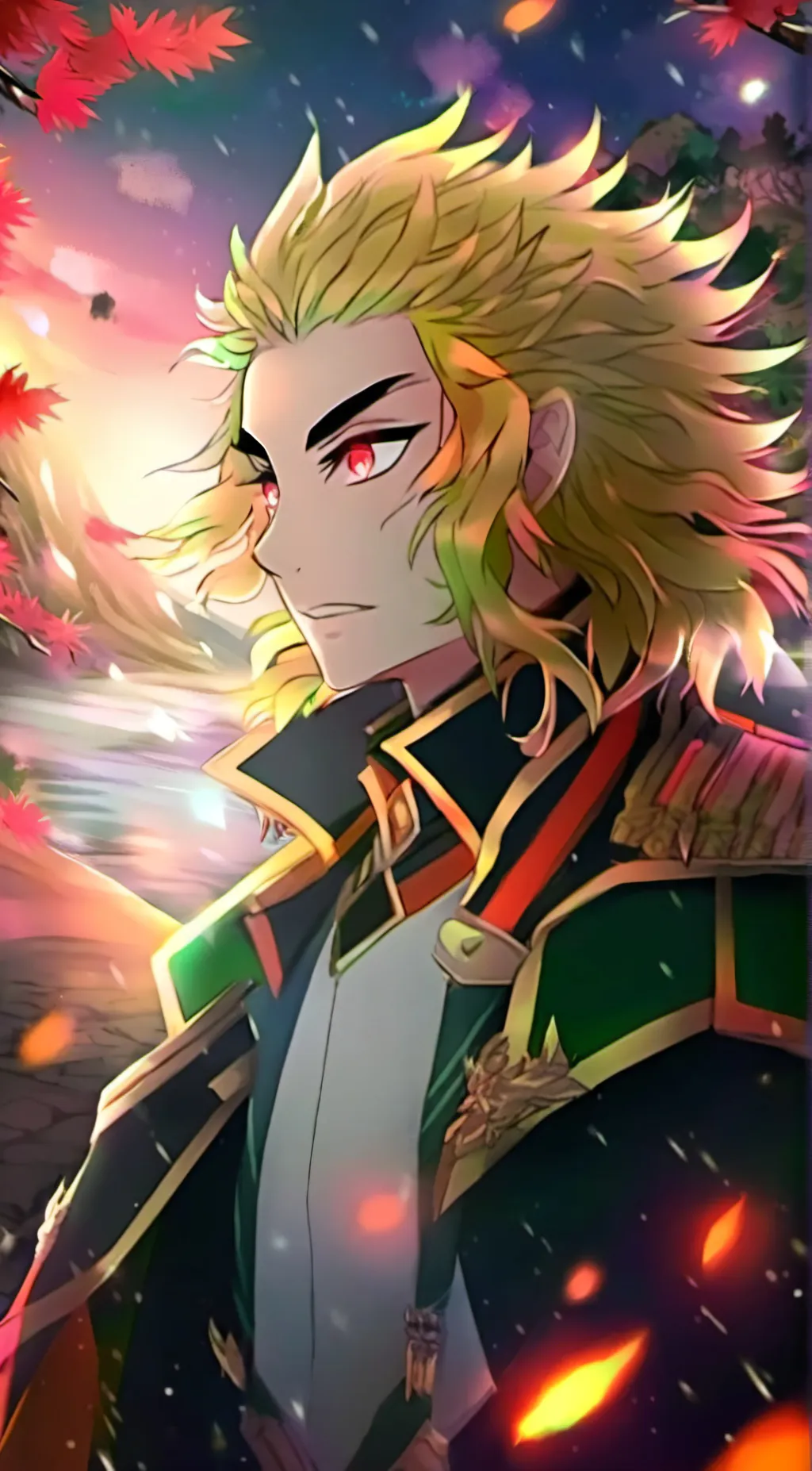 ai character: renGoku  background