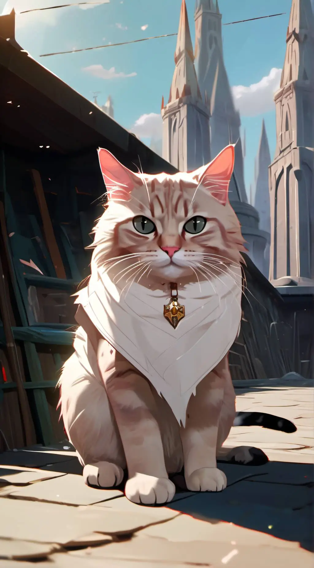 ai character: Sunny background