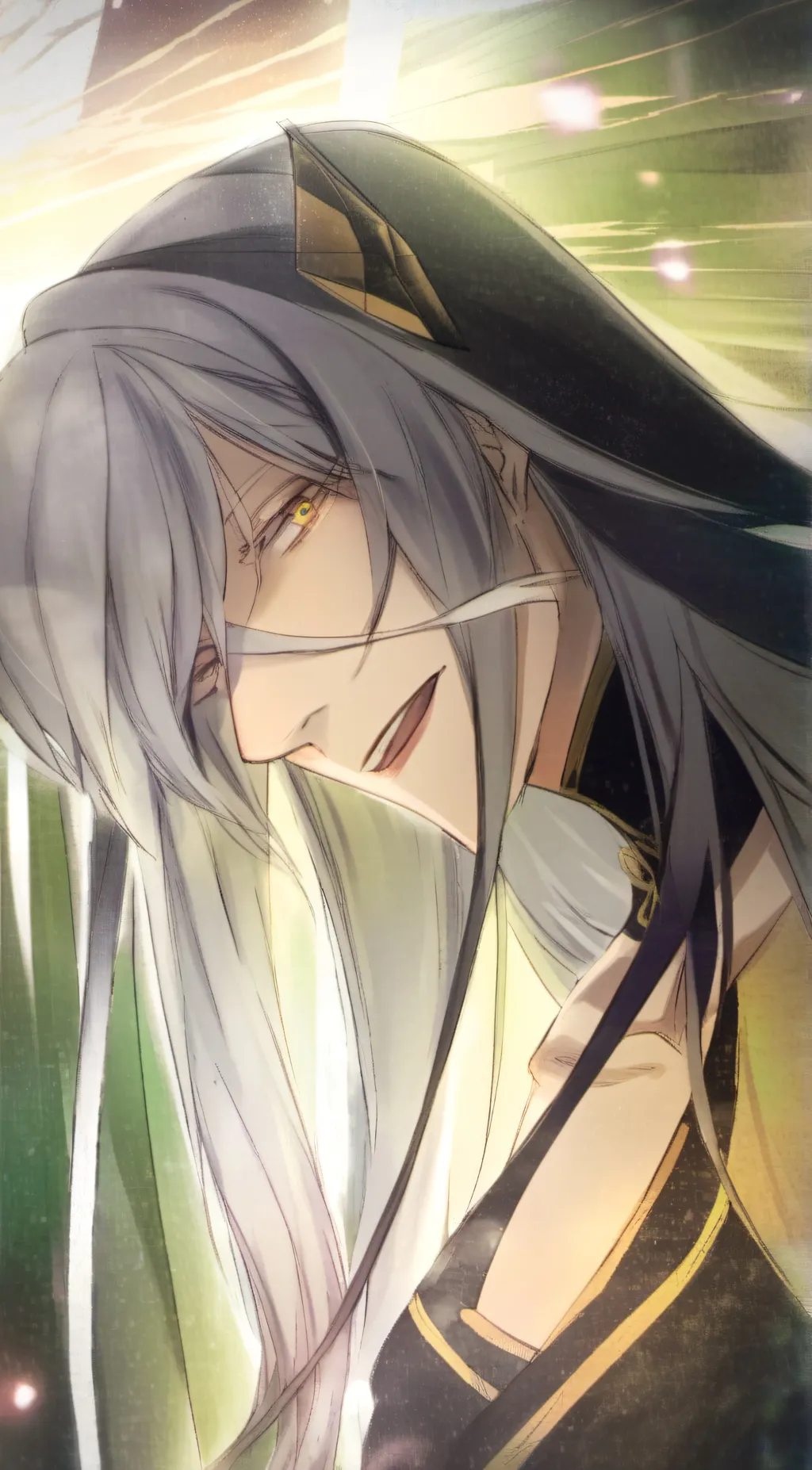 ai character: Black Butlcr background