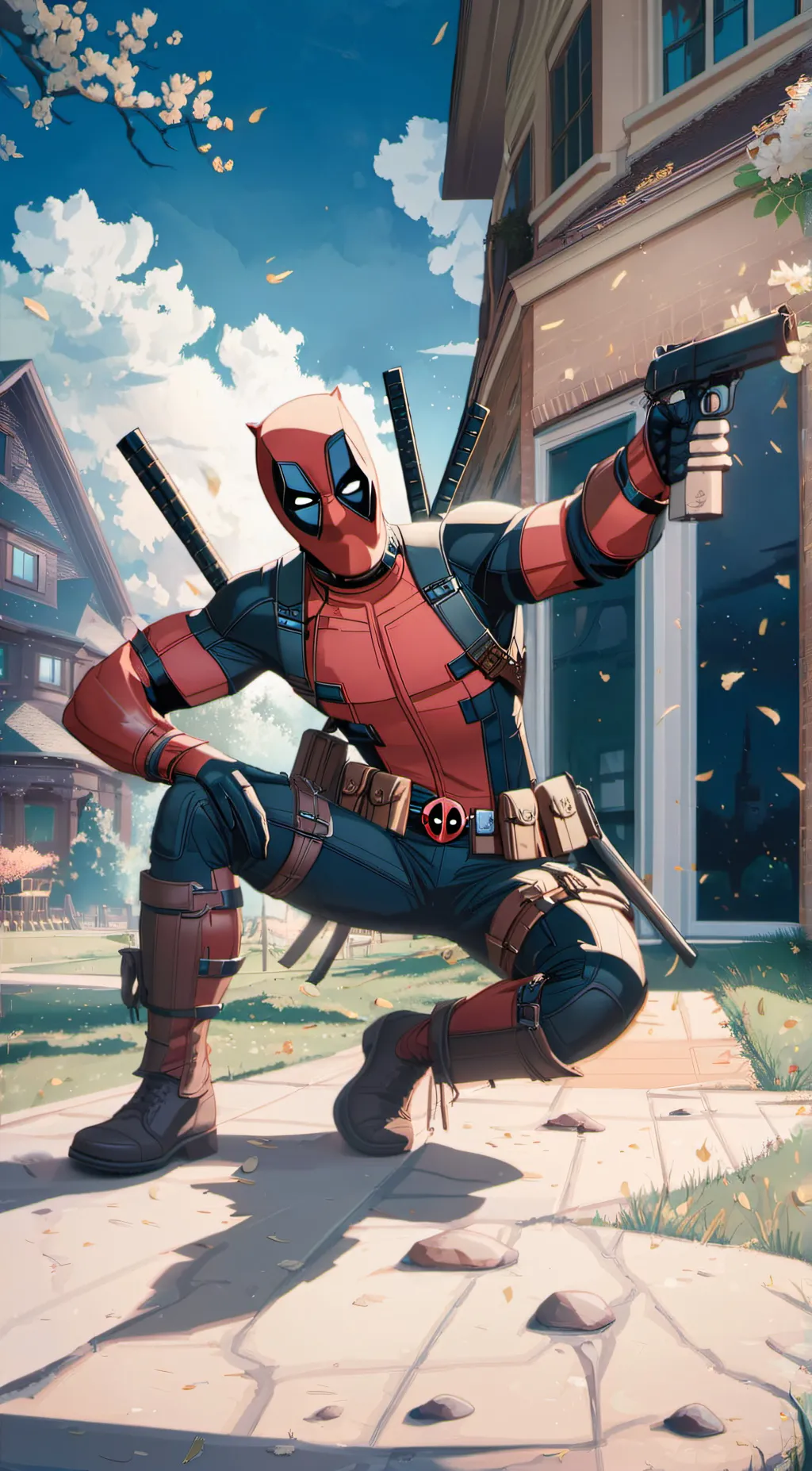 ai character: Deadpool background