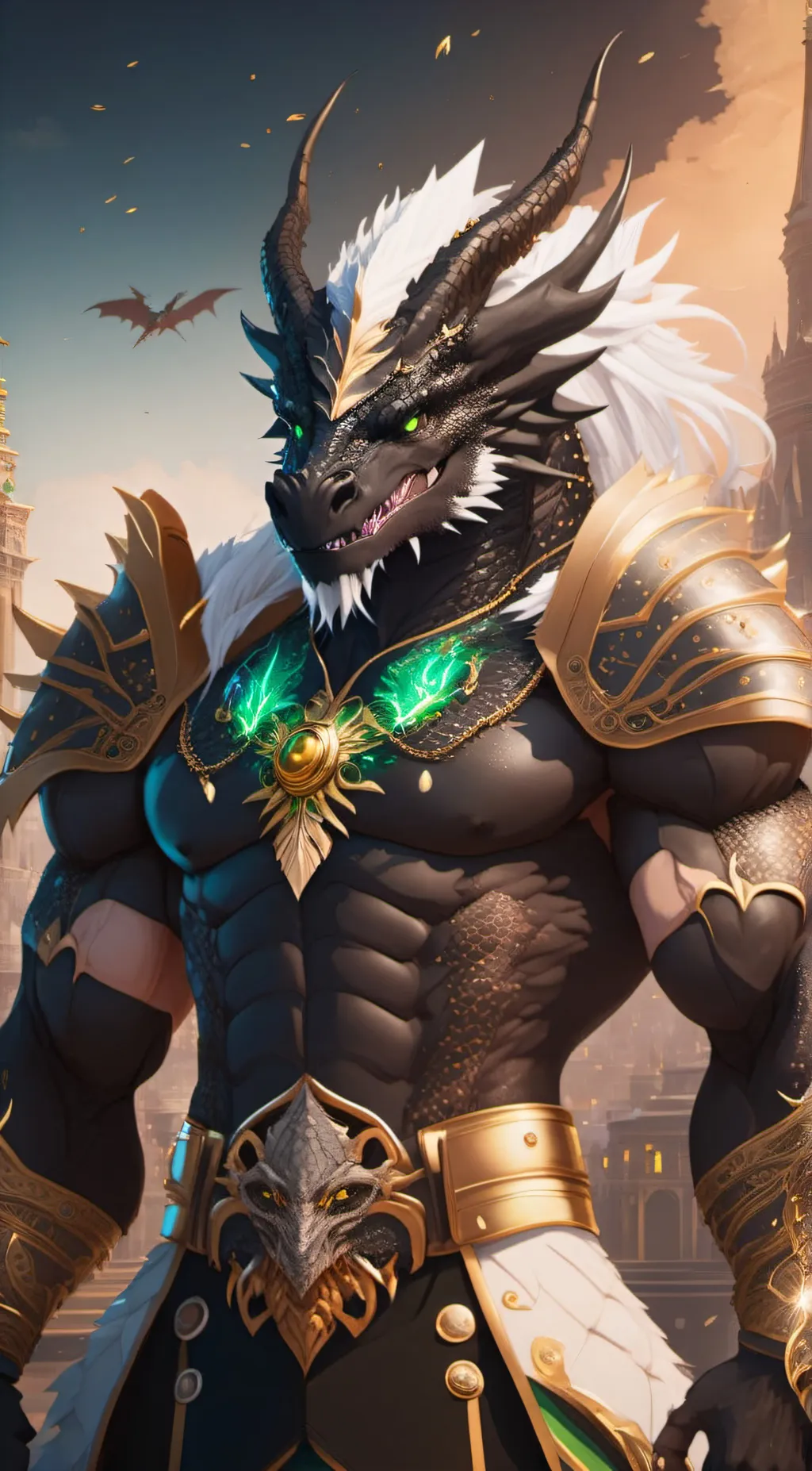 ai character: Dragon Emperor background