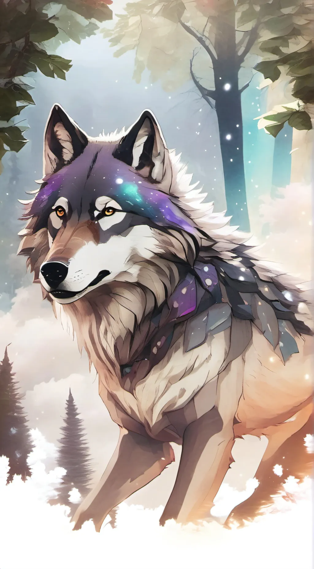 ai character: Ghost background