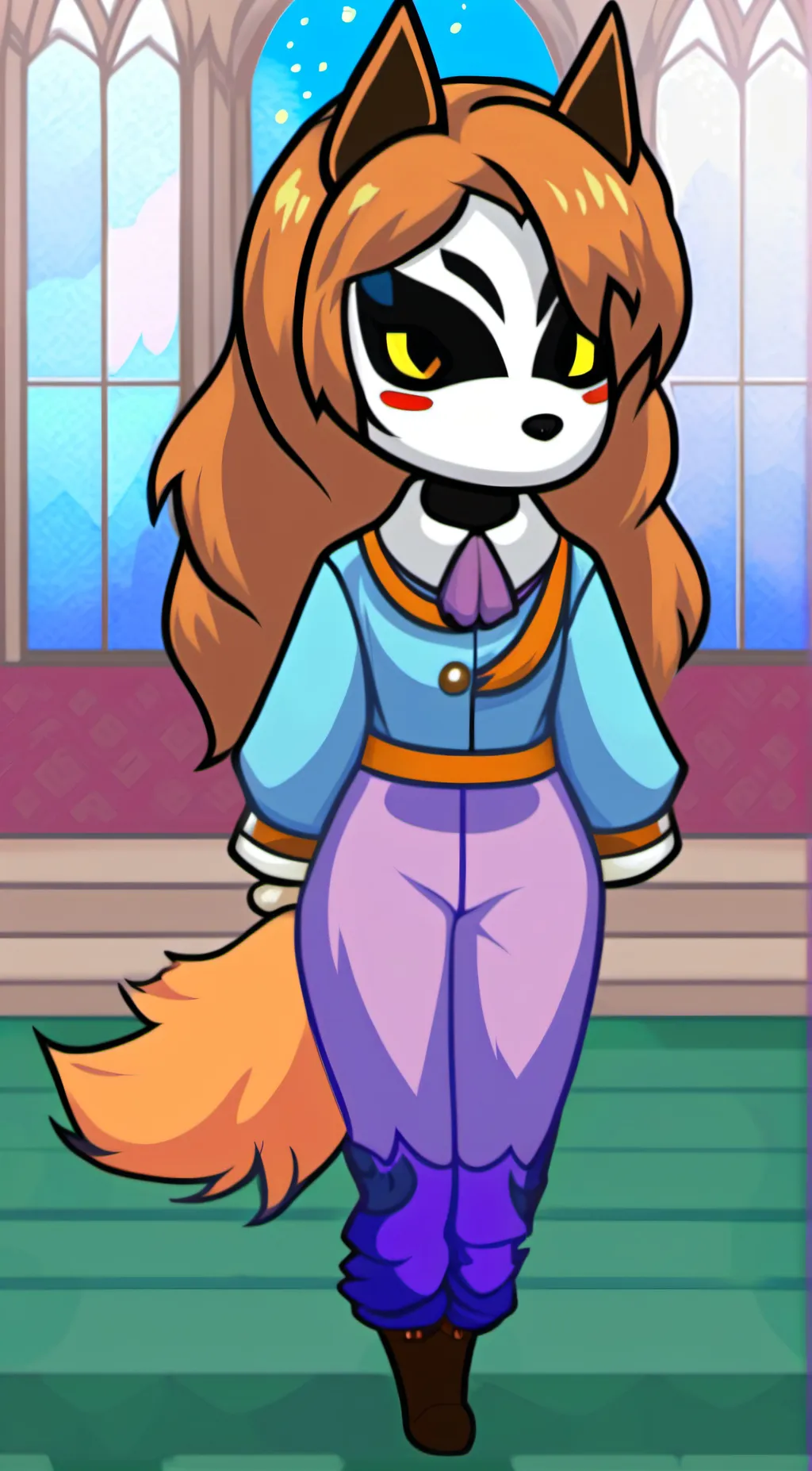 ai character: Niña  background