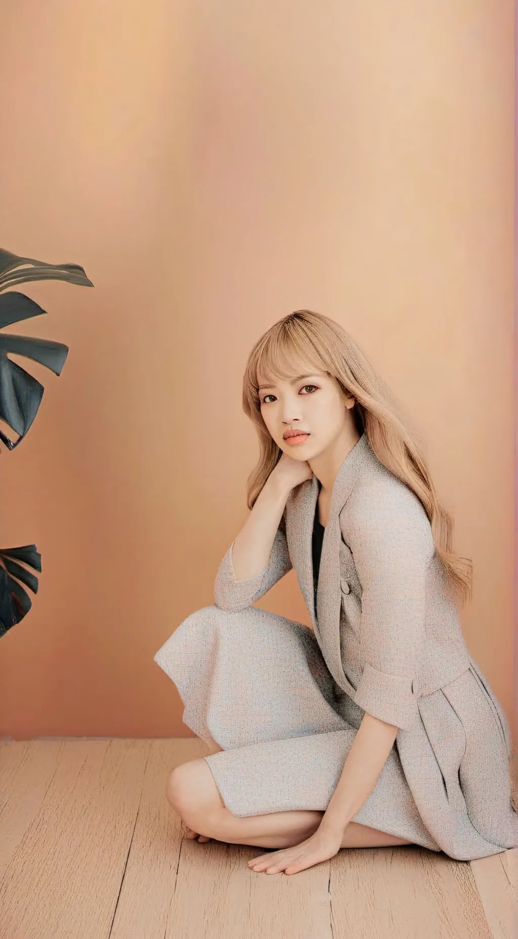 ai character: Lisa blackpink background