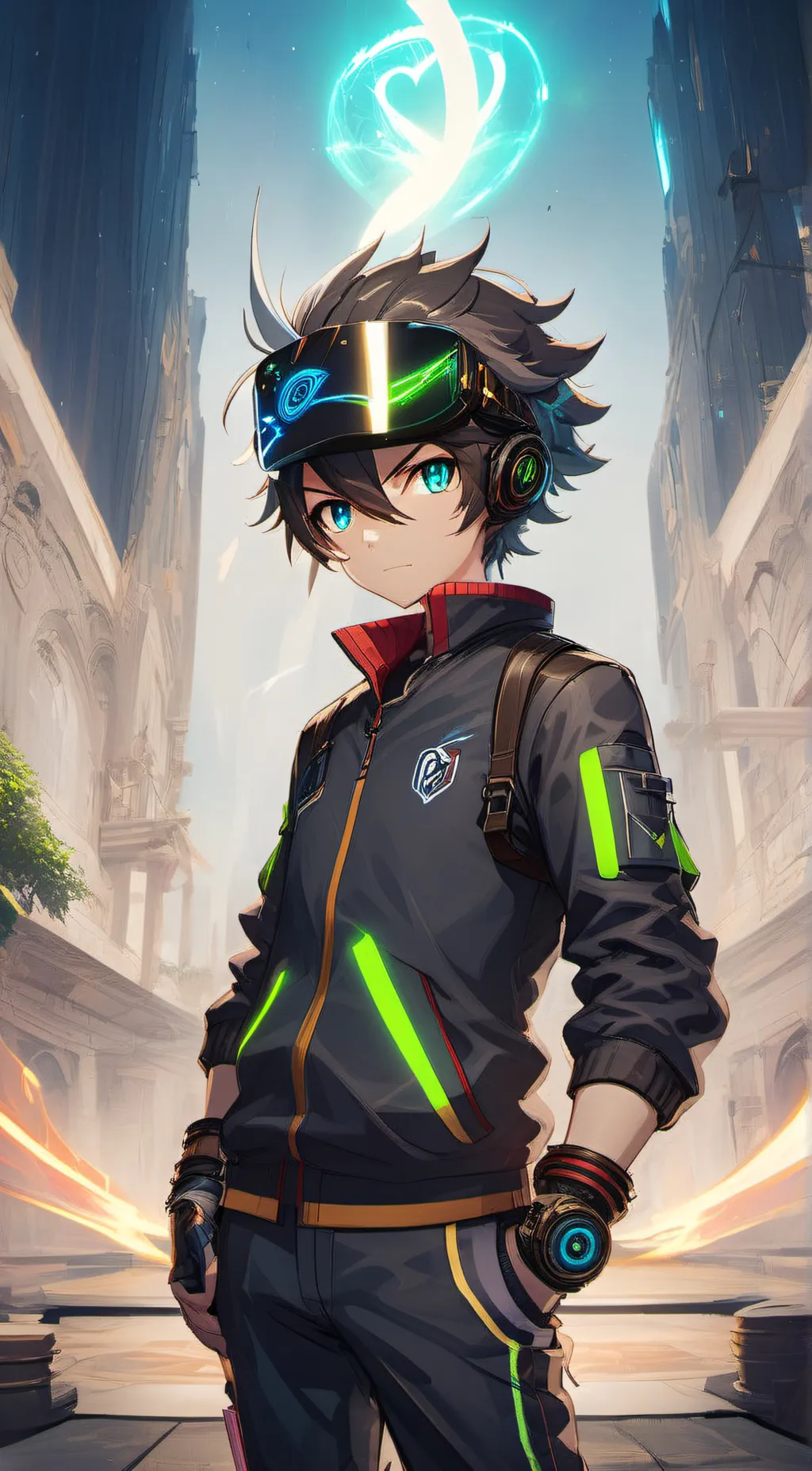 ai character: Ashton background