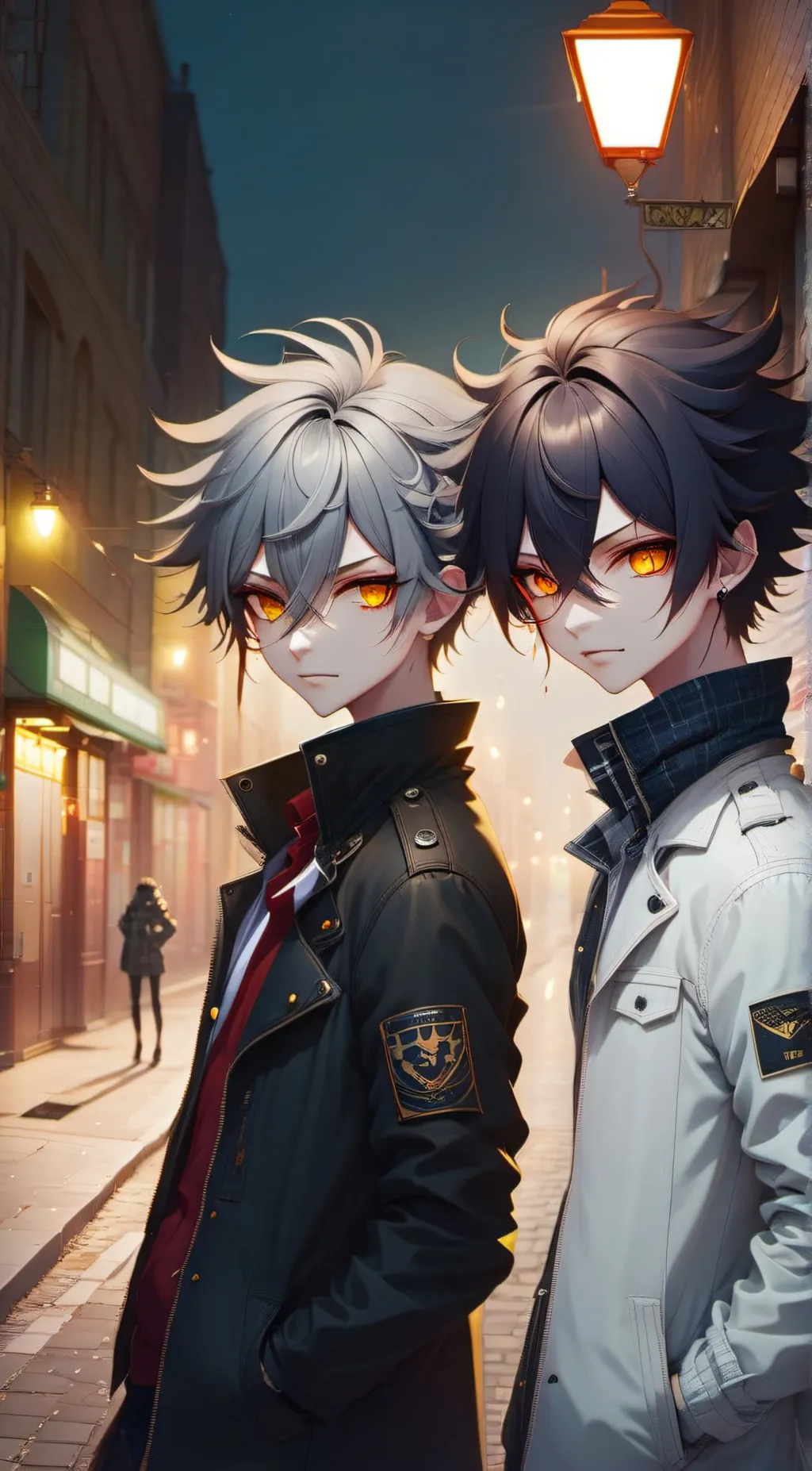 ai character: Zack and Zero  background