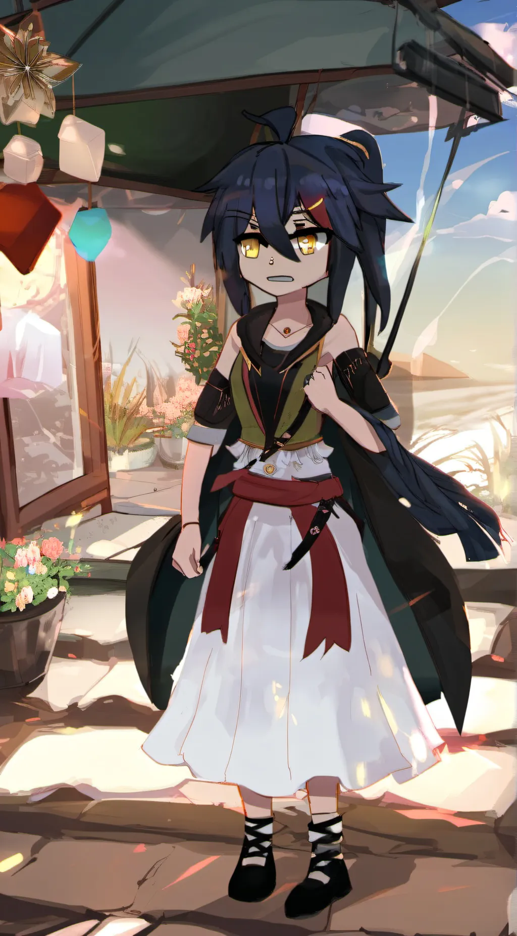 ai character: zoey background