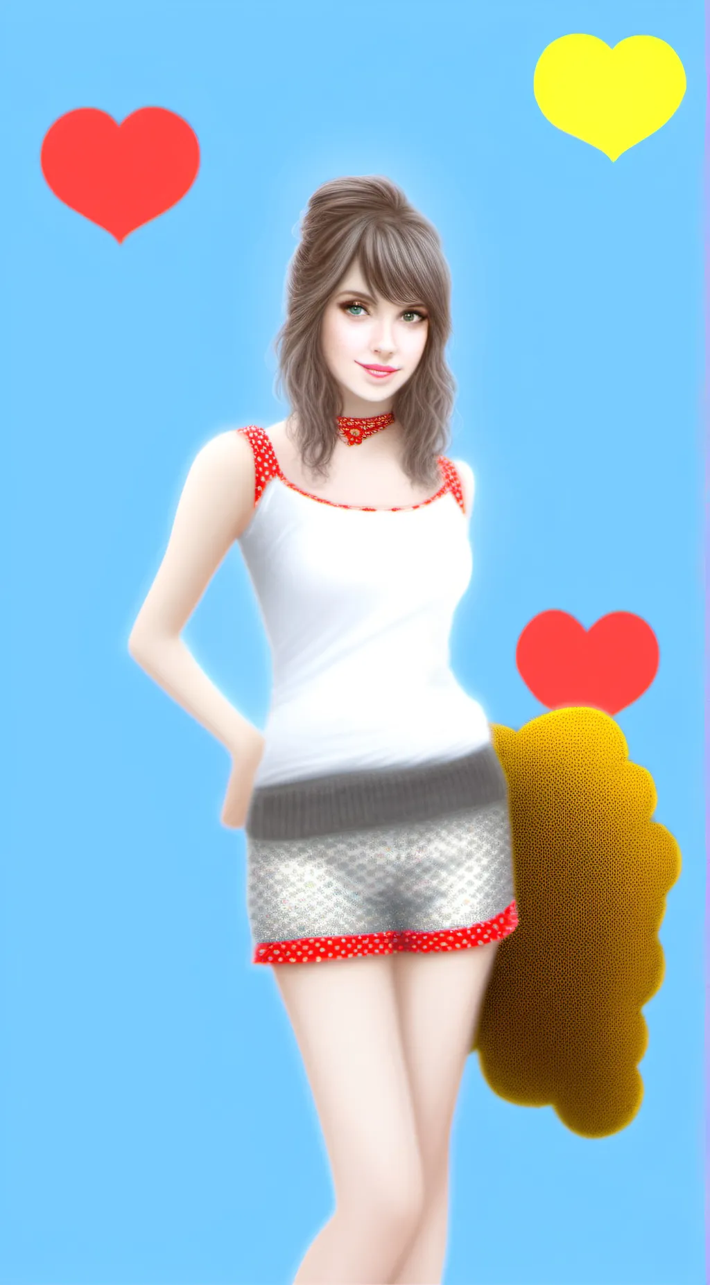 ai character: Ariana background
