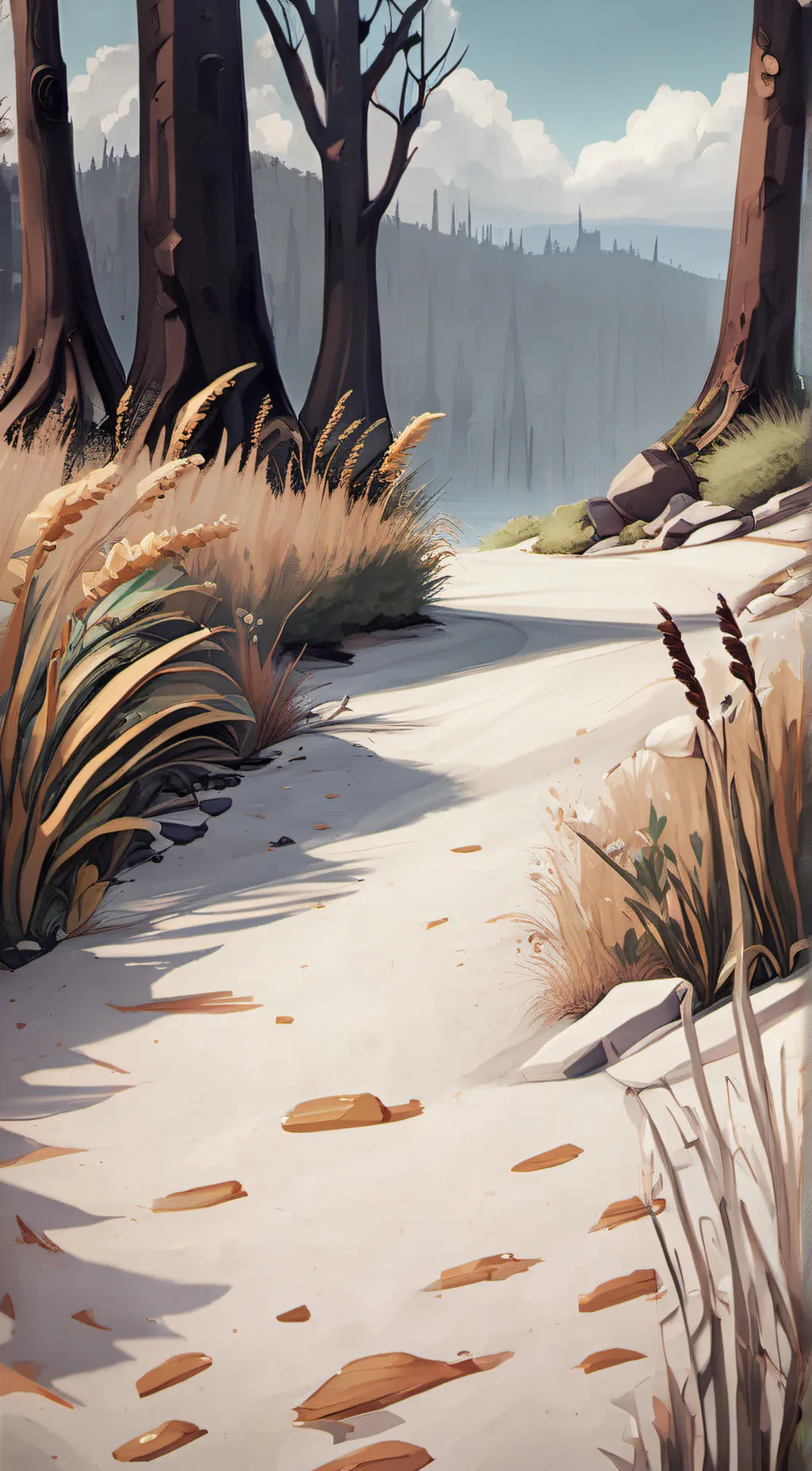 ai character: grass  background