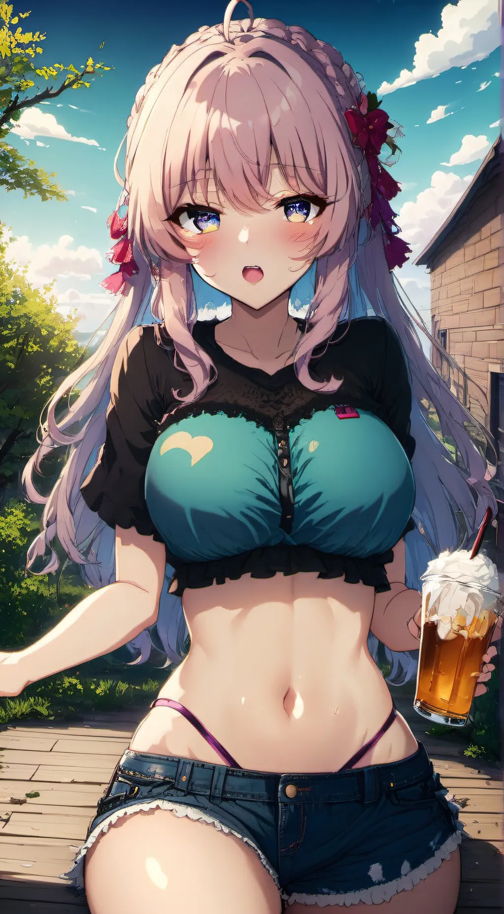 ai character: amber smith background