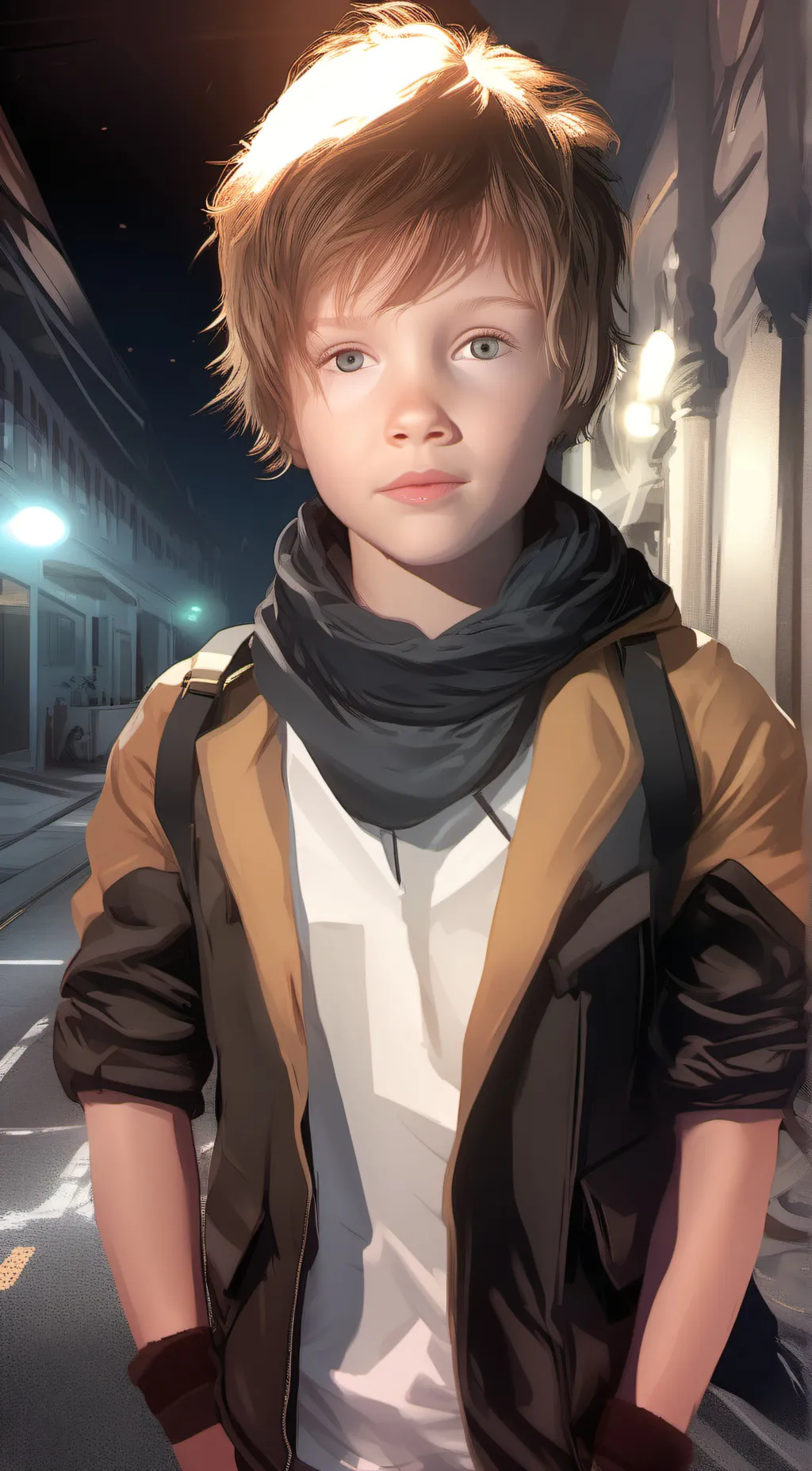 ai character: oliver background
